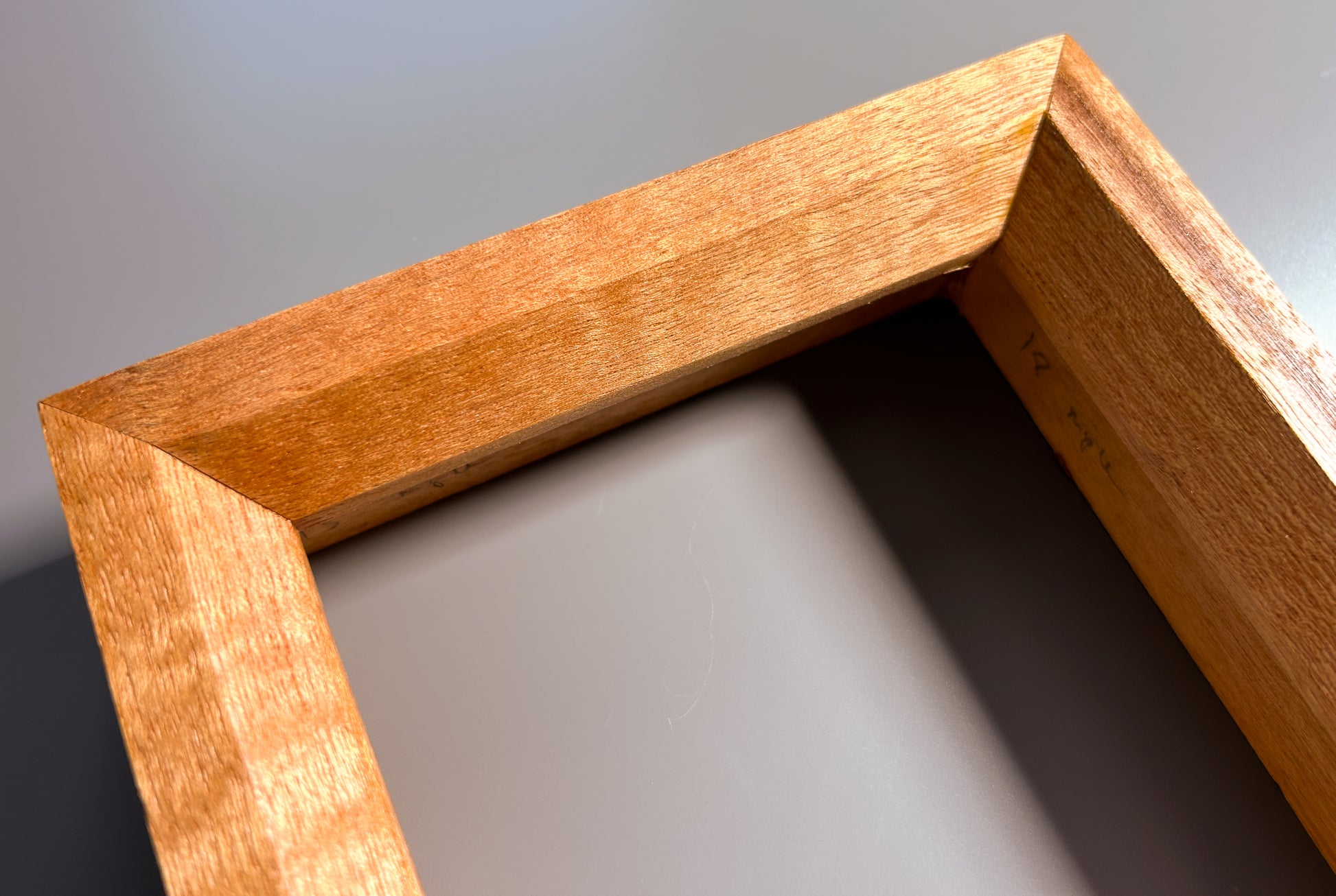 European crafted picture frame with distinctive exotic birdseye maple hardwood grain 4x6 inches