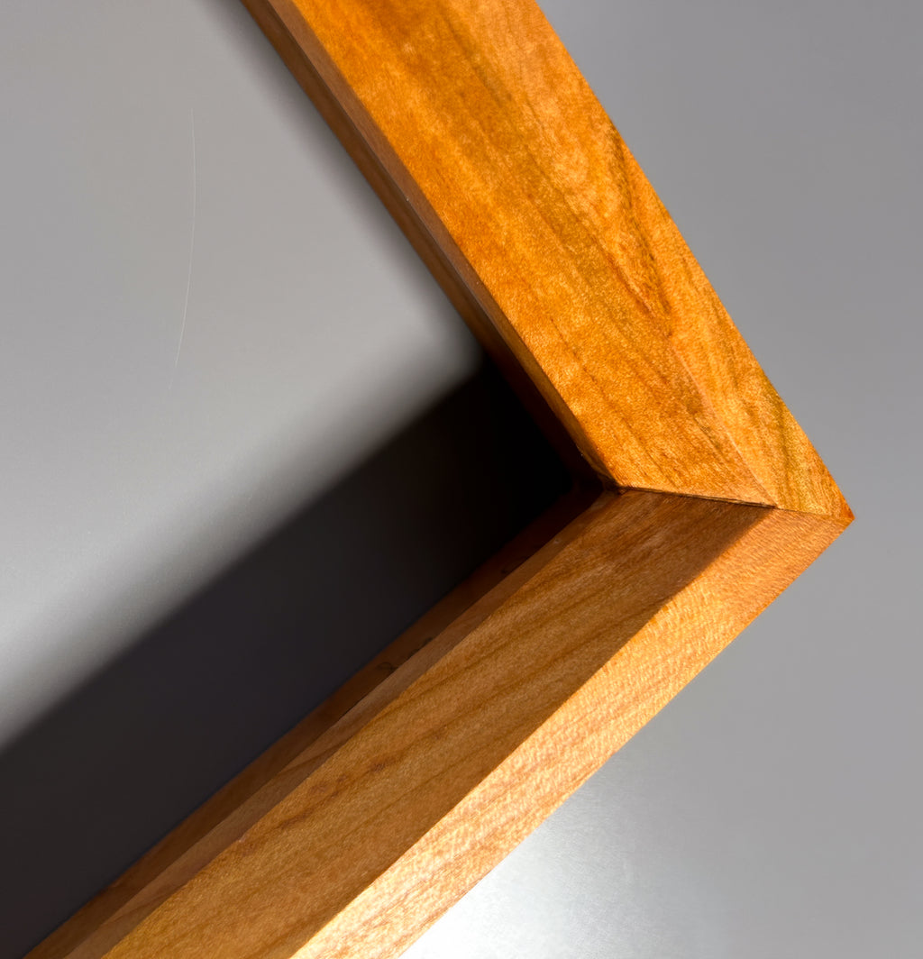 European made handmade picture frame from Maple hardwood 8x10 inches