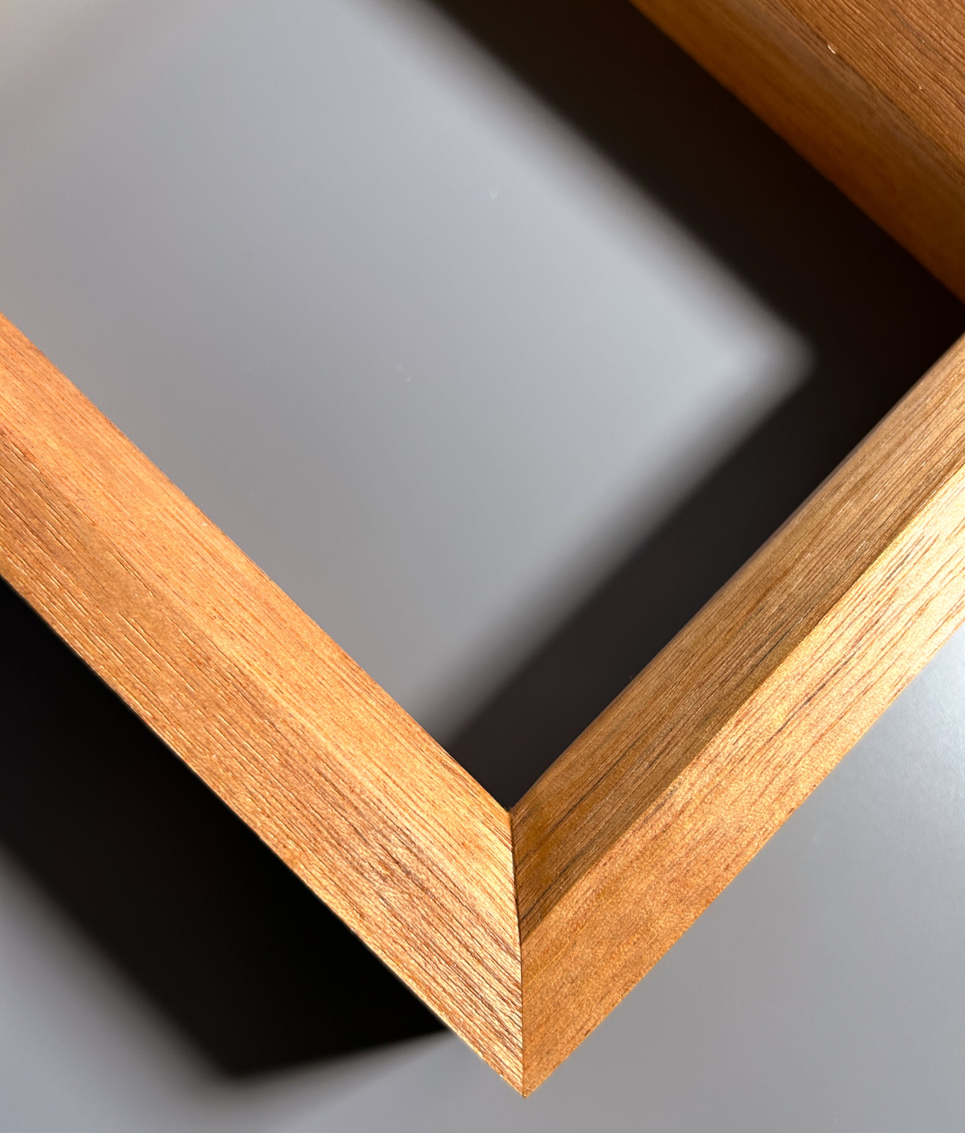 Fine art handmade frame created from exotic birdseye maple wood in Europe 5x7 inches