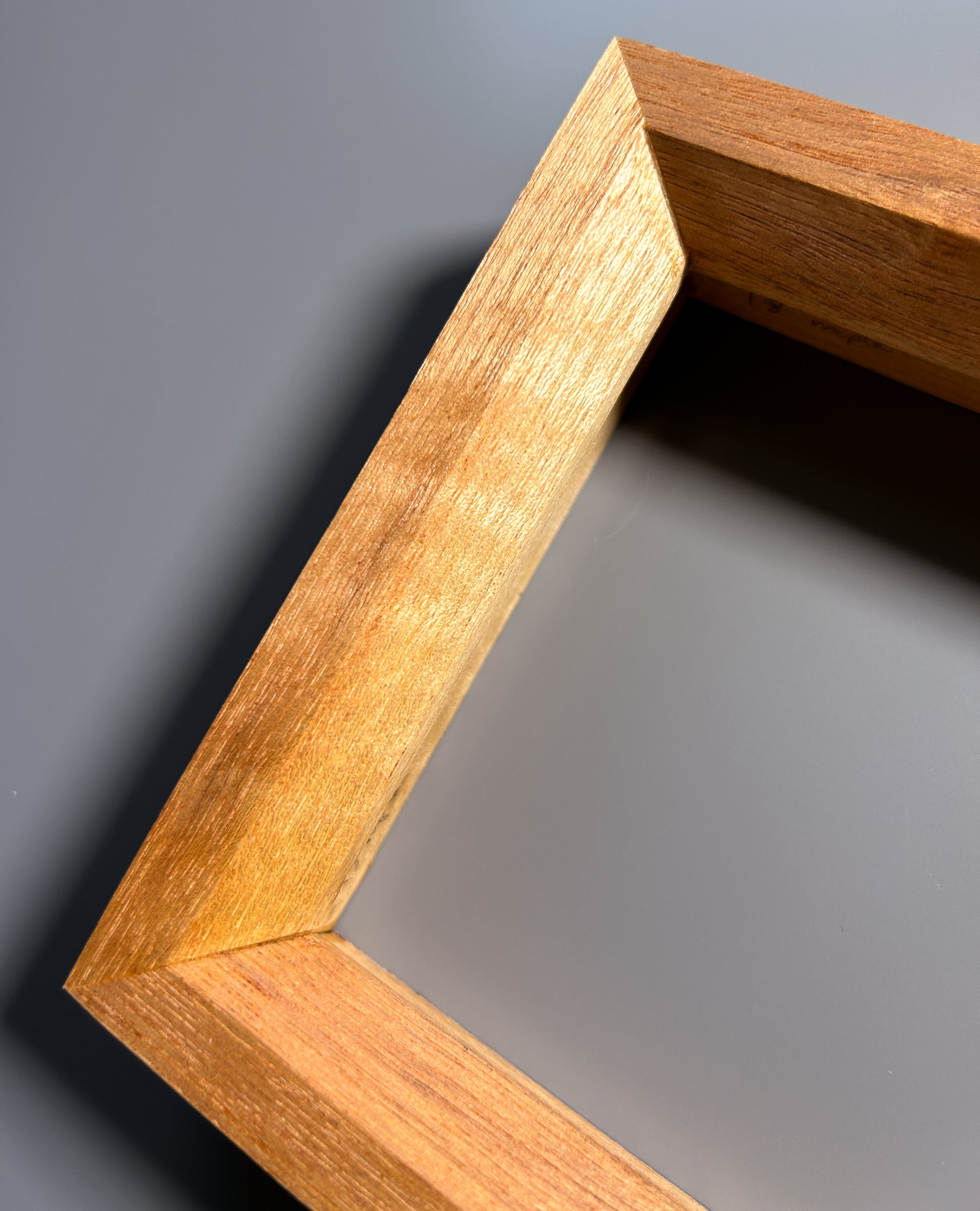 Fine art handmade frame created from exotic birdseye maple wood in Europe 5x7 inches