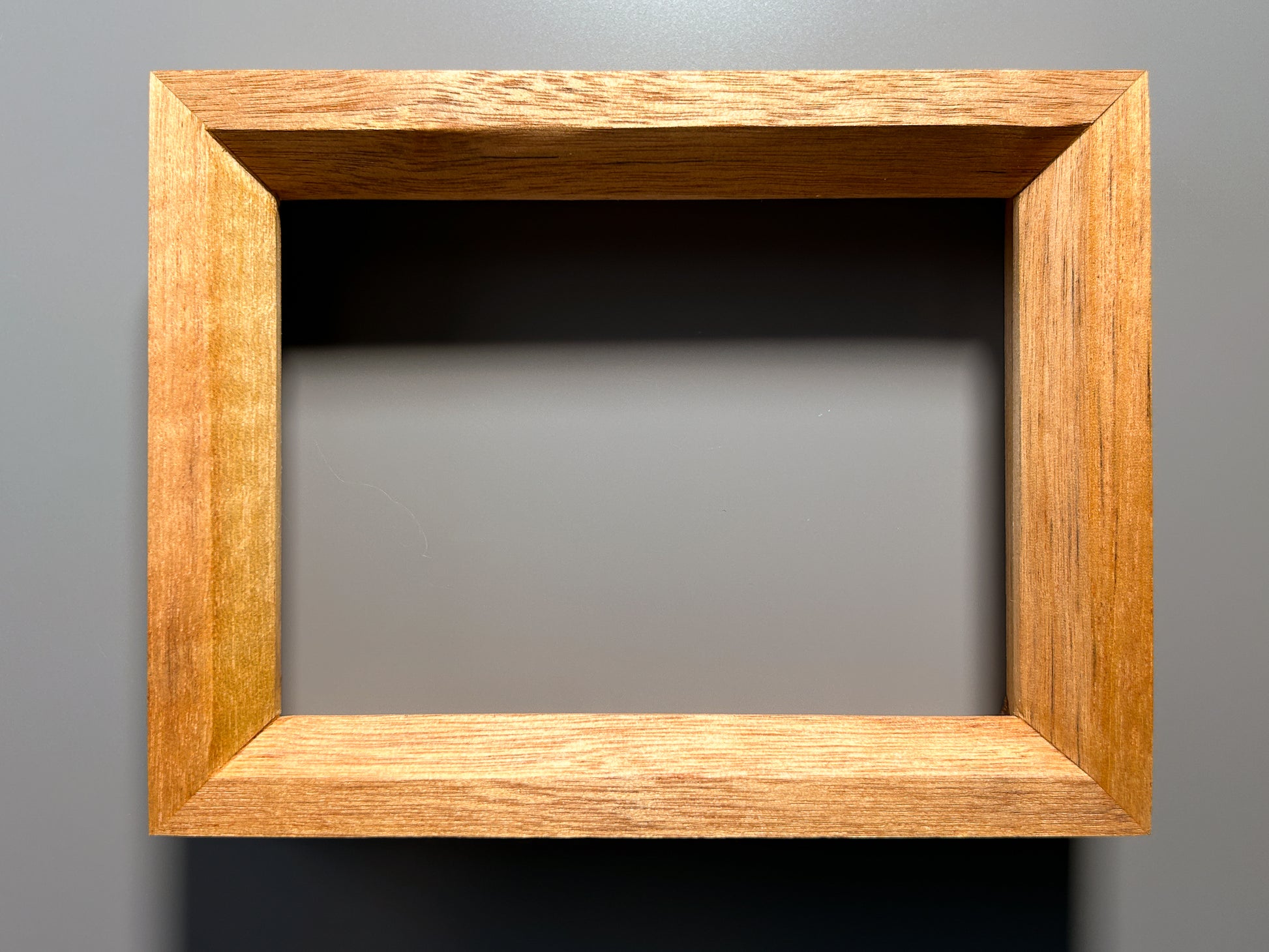 Fine art handmade frame created from exotic birdseye maple wood in Europe 5x7 inches