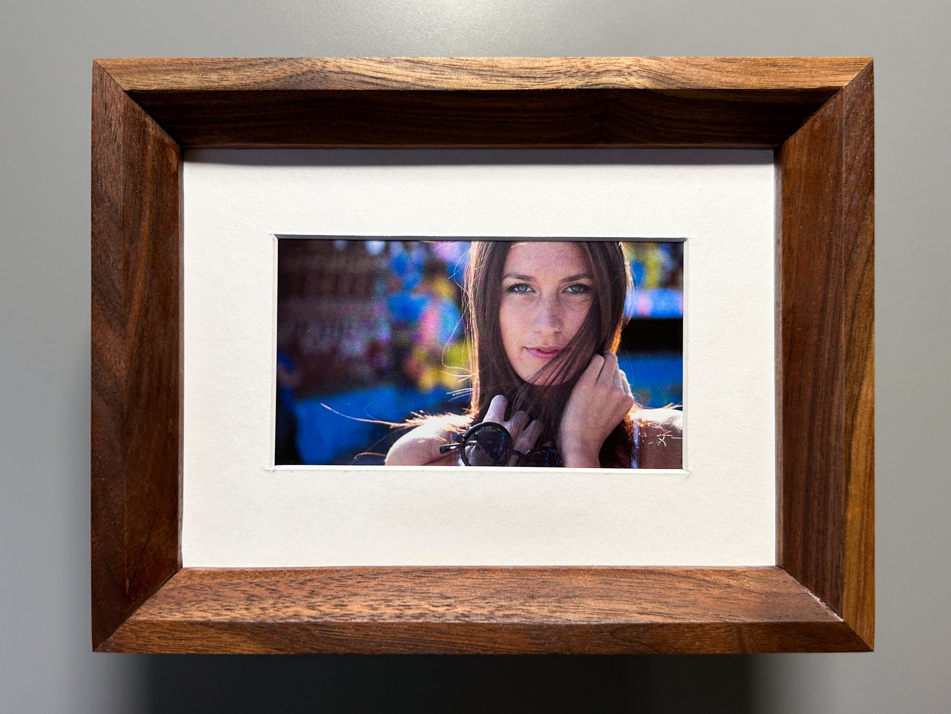 Handmade Walnut Picture Frame 5x7 inches