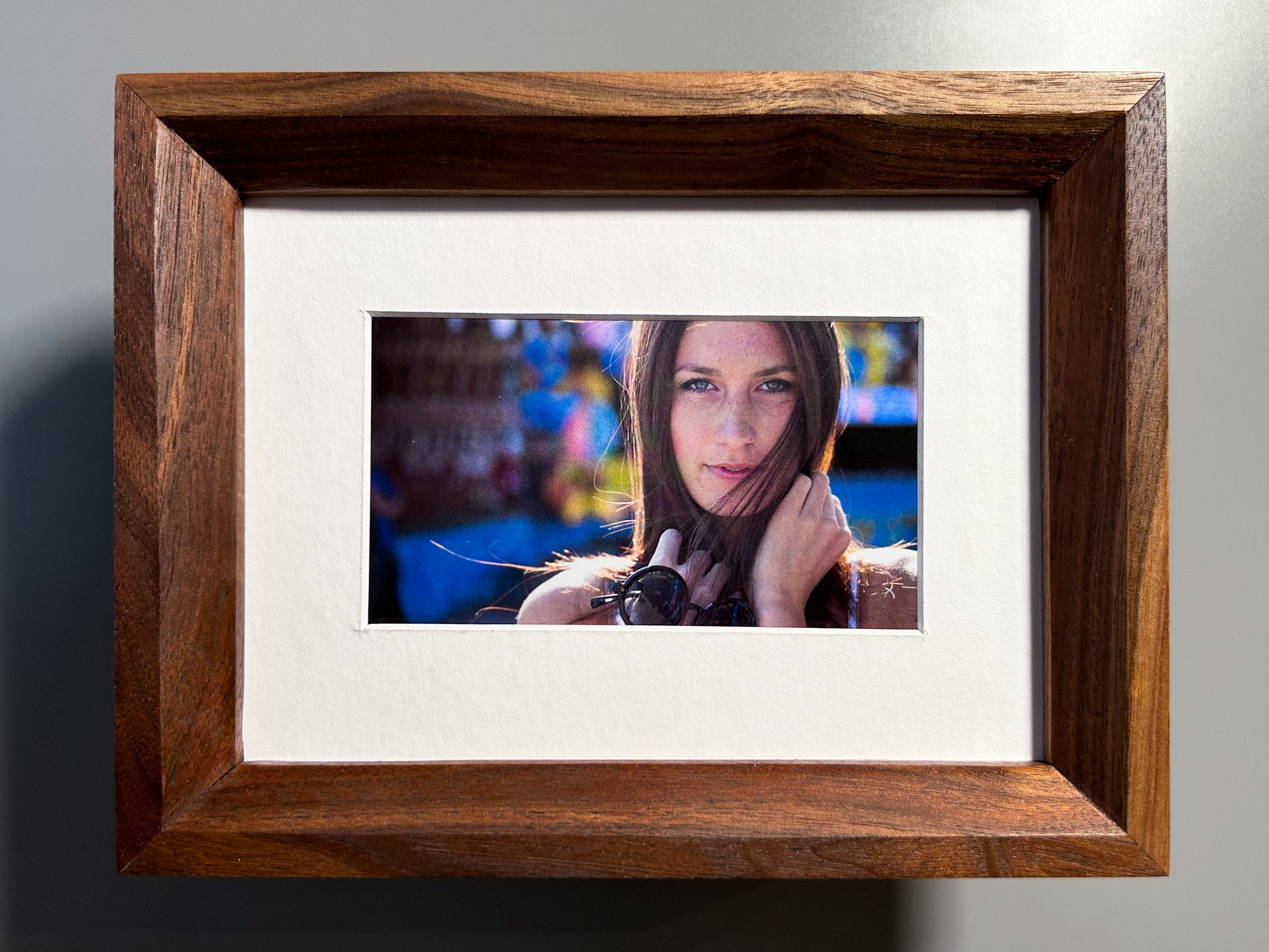Handmade Walnut Picture Frame 5x7 inches