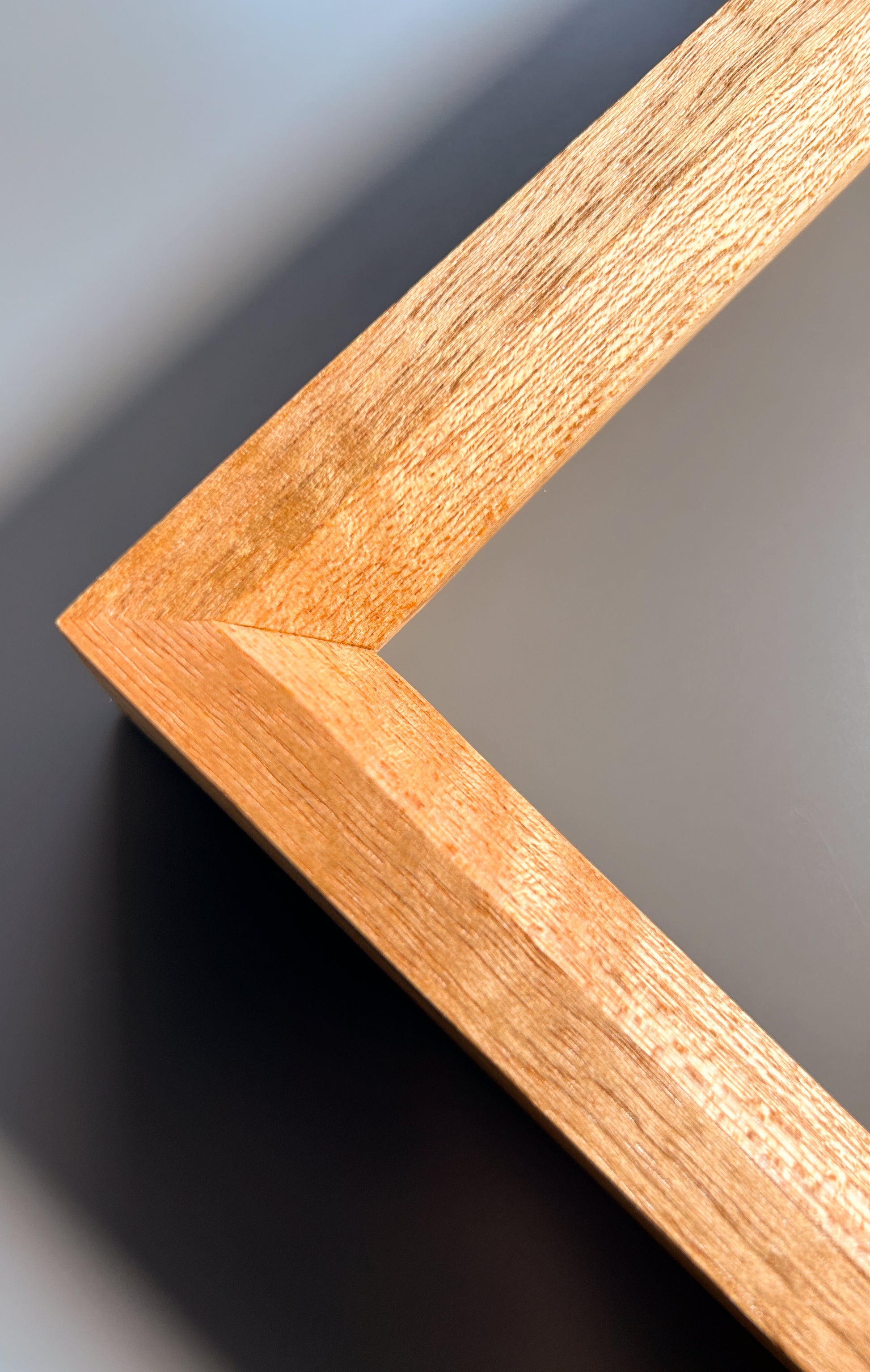 Heirloom quality exotic birdseye maple wood picture frame made in Europe 8x8 inches