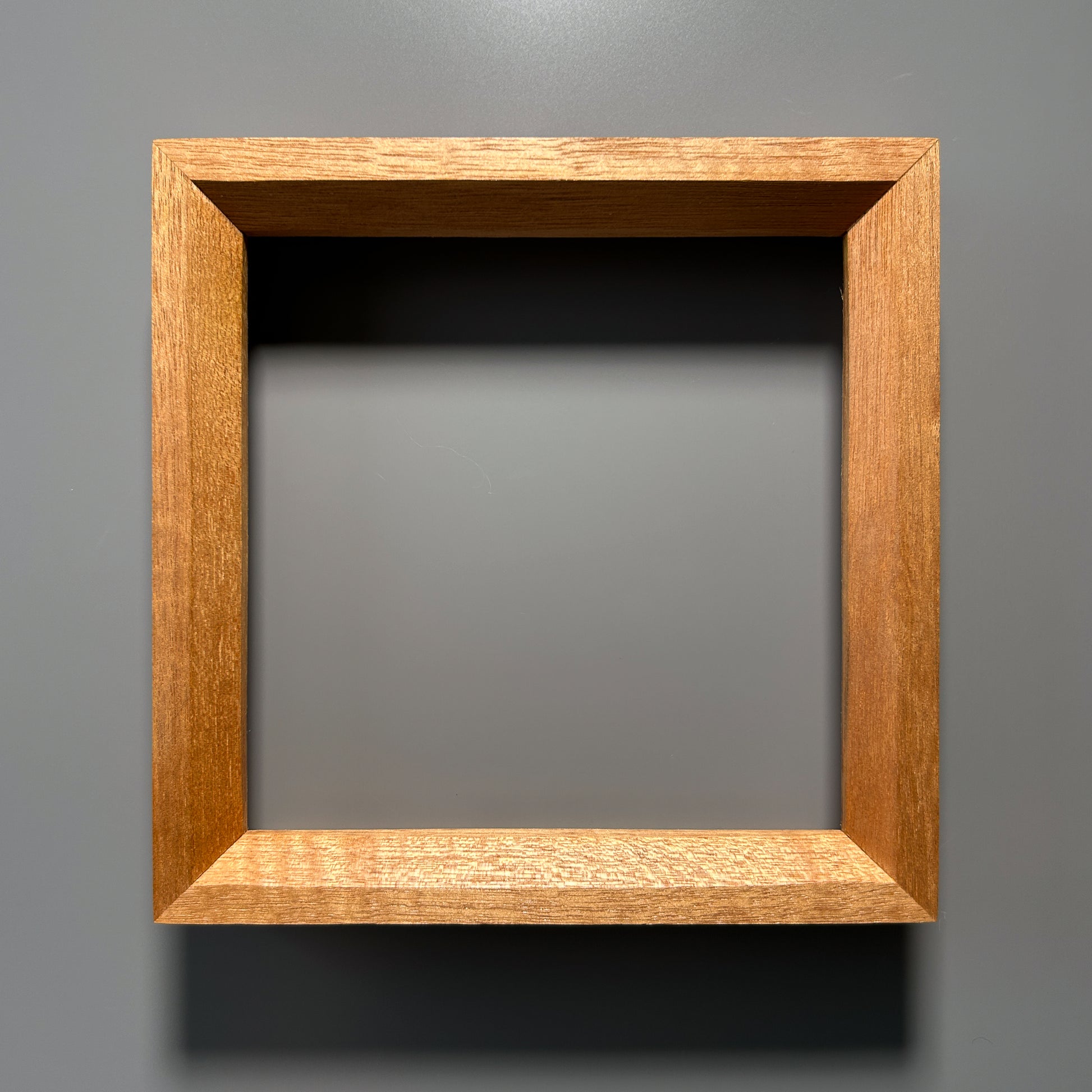 Heirloom quality exotic birdseye maple wood picture frame made in Europe 8x8 inches