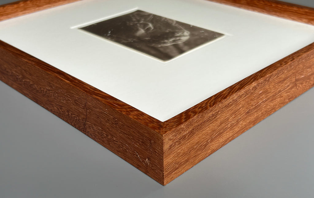 Julia Margaret - 1910's original black and white photograph in Handmade Merbau wood frame