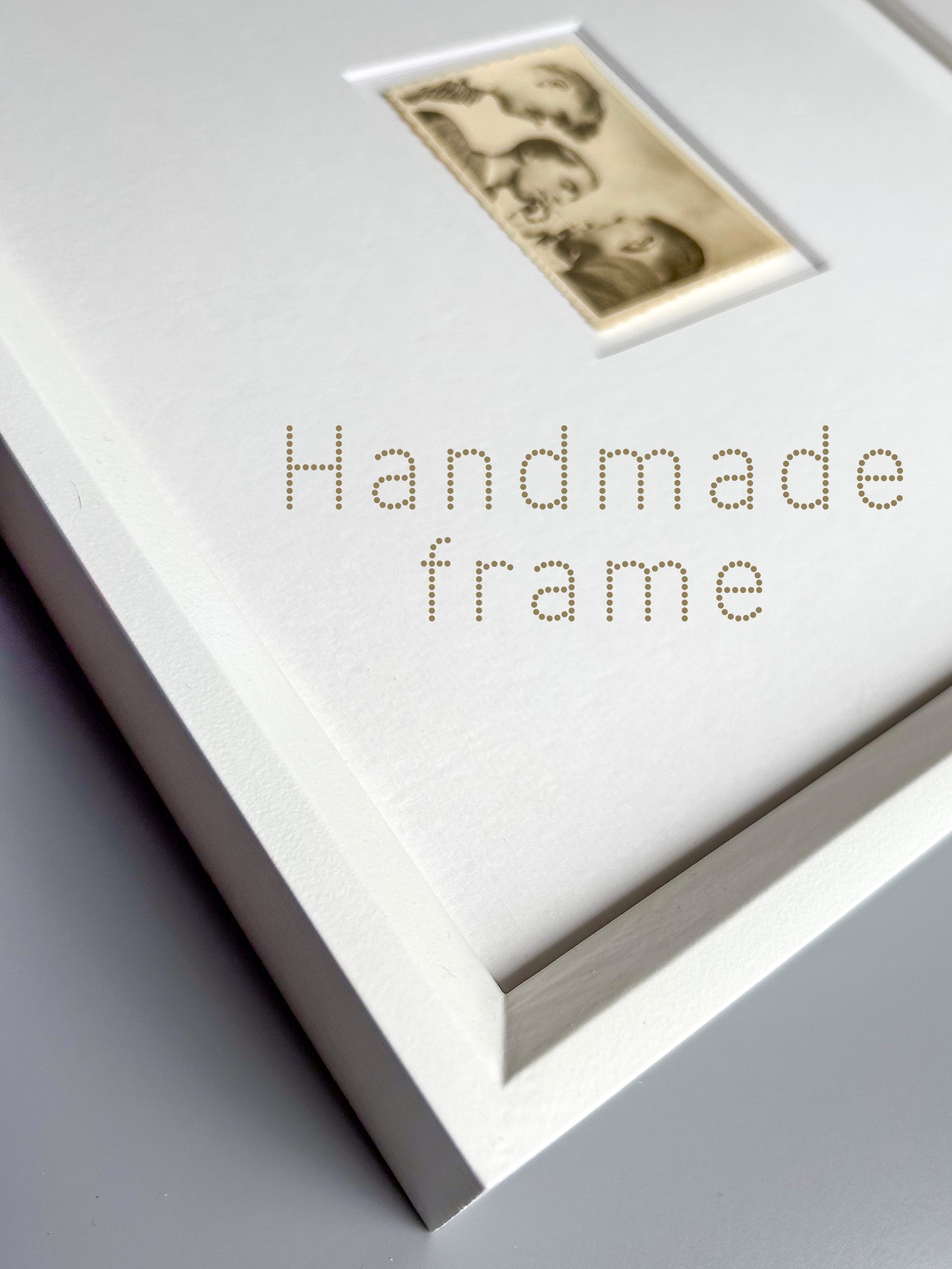 Made with a fume of sighs - Framed 1950s Silver Gelatin Print – Vintage Photo of Men Smoking in Custom Archival Frame