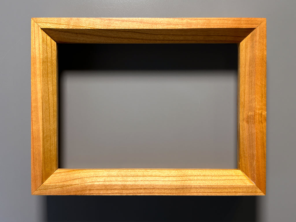 One of a kind picture frame carved from exotic maple wood in Europe 5x7 inches