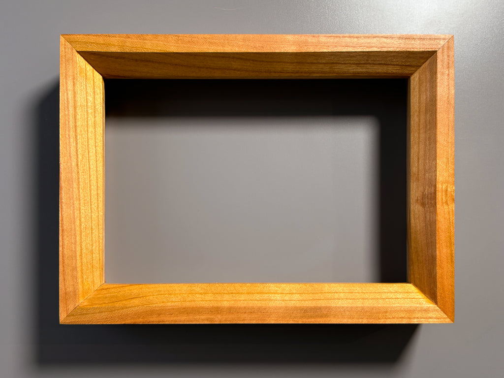 One of a kind picture frame carved from exotic maple wood in Europe 5x7 inches