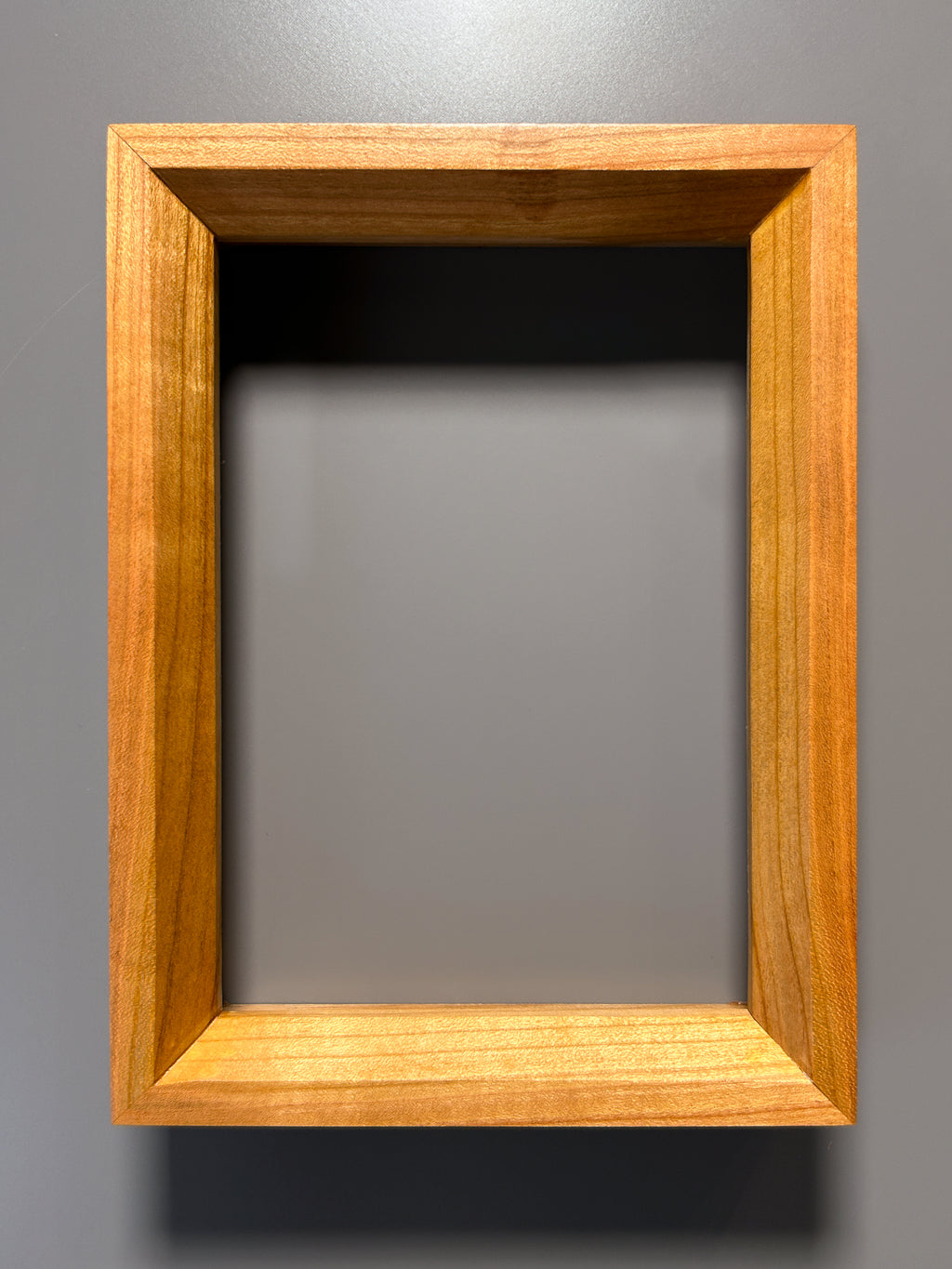 One of a kind picture frame carved from exotic maple wood in Europe 5x7 inches