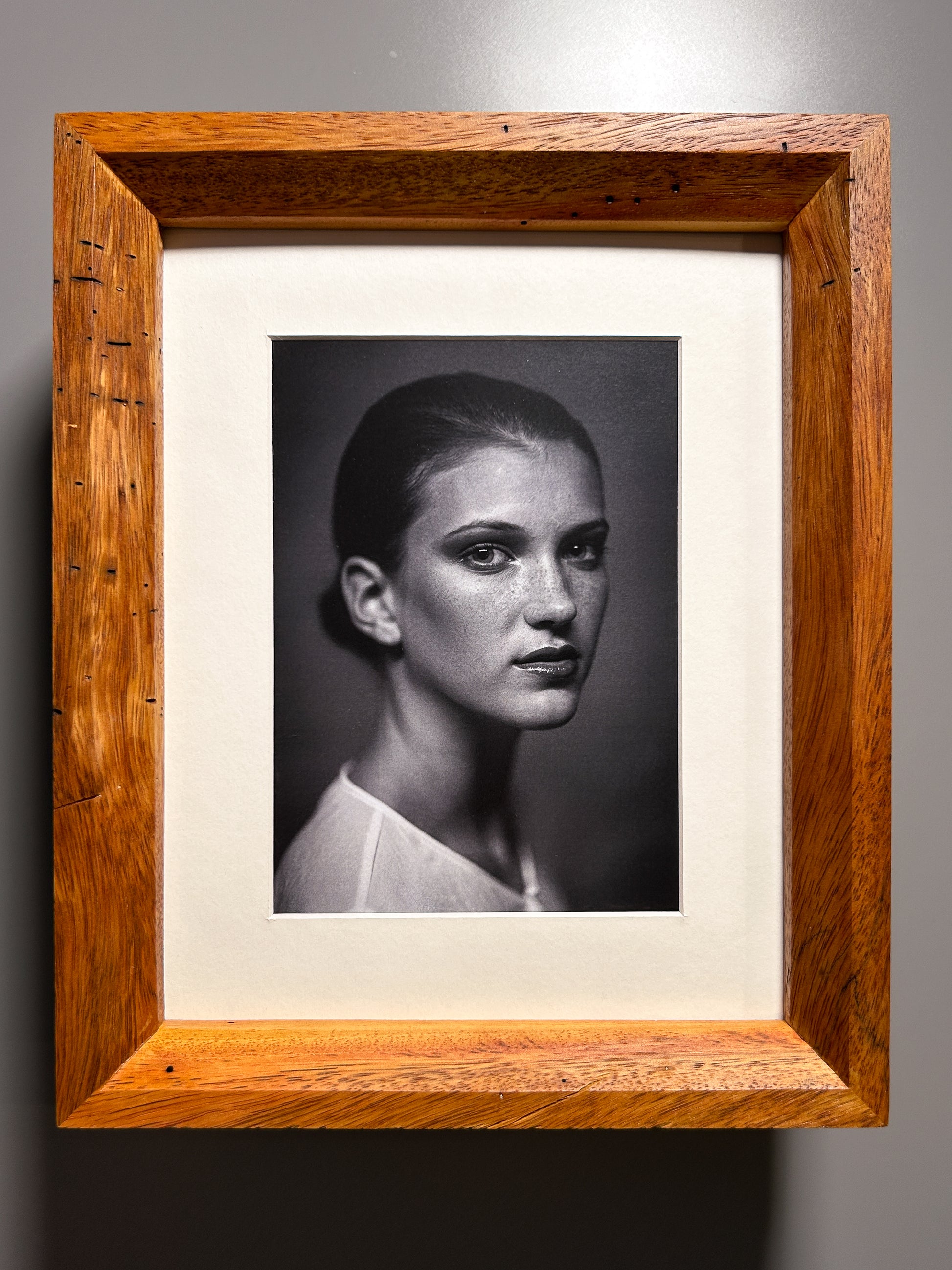 Premium handmade picture frame from exotic Box Elder wood crafted in Europe 8x10 inches