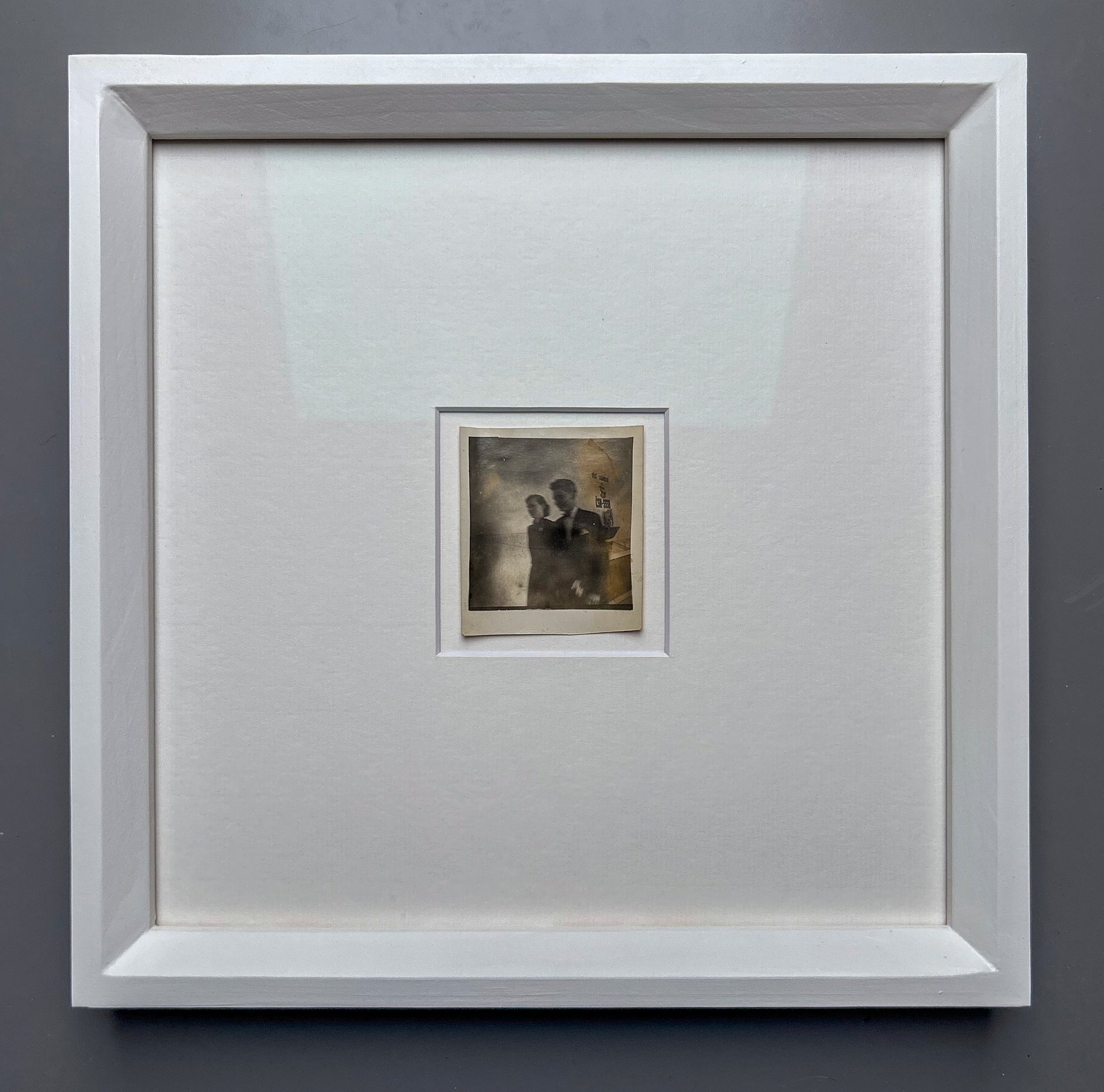 Soul on fire - Unique upcycled vintage photograph - Vintage 1950s Blur - Original Silver Gelatin Photo in Handmade Frame