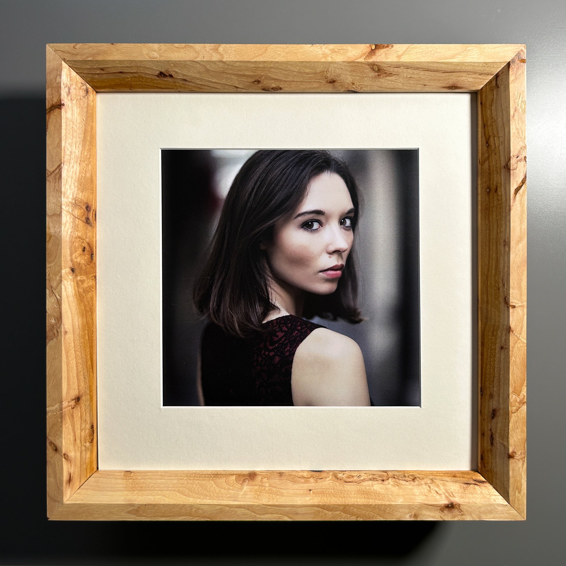 Spalted Maple Picture Frame 12x12 inches (30×30 cm)