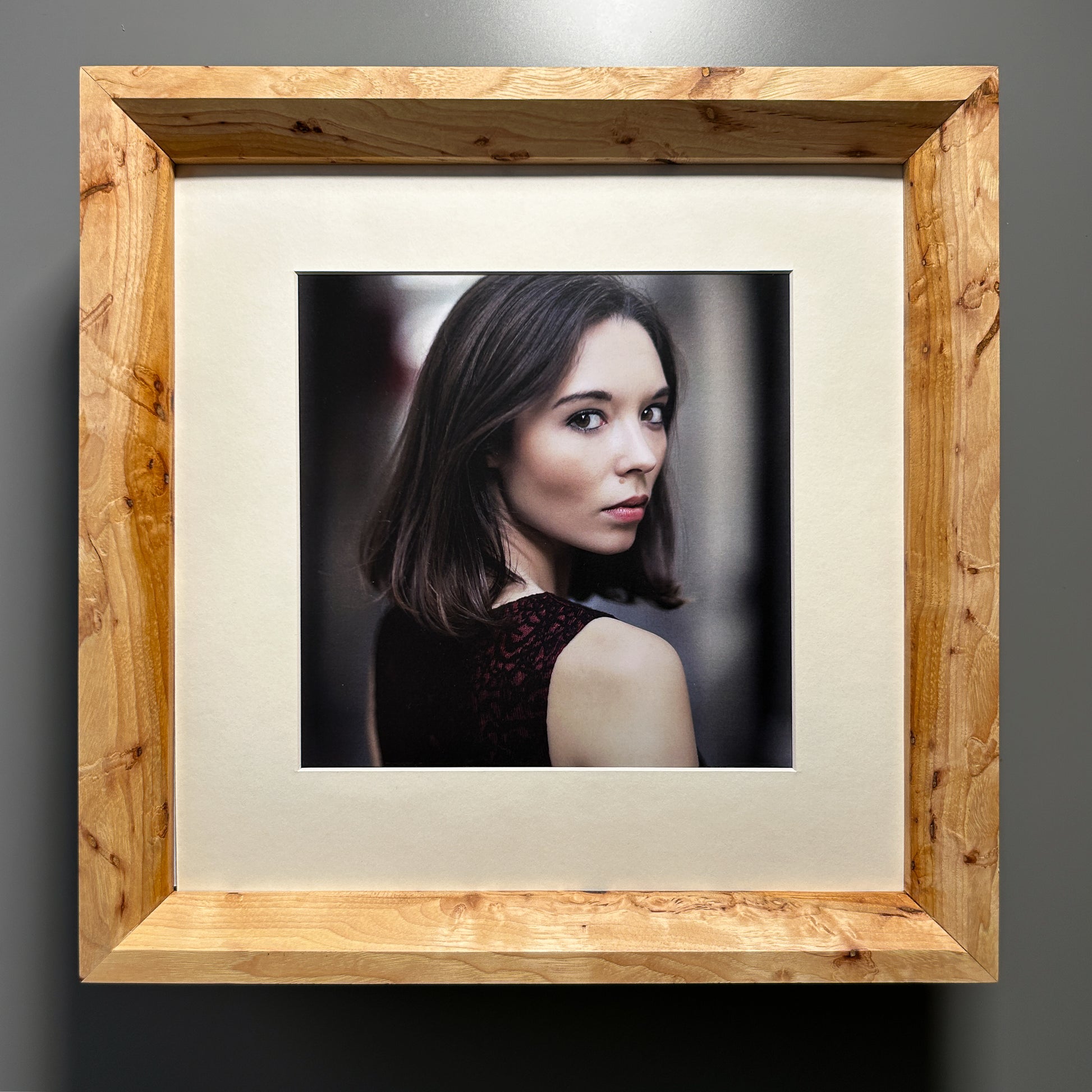 Spalted Maple Picture Frame 12x12 inches (30×30 cm)