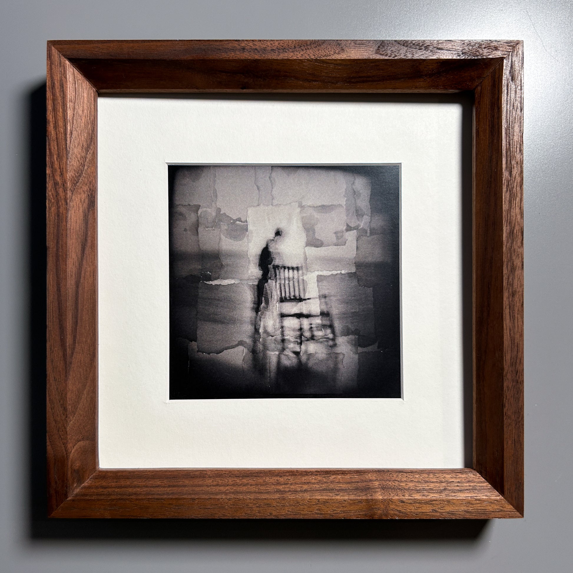 Walnut Picture Frame 8x8 inches (20x20 cm)