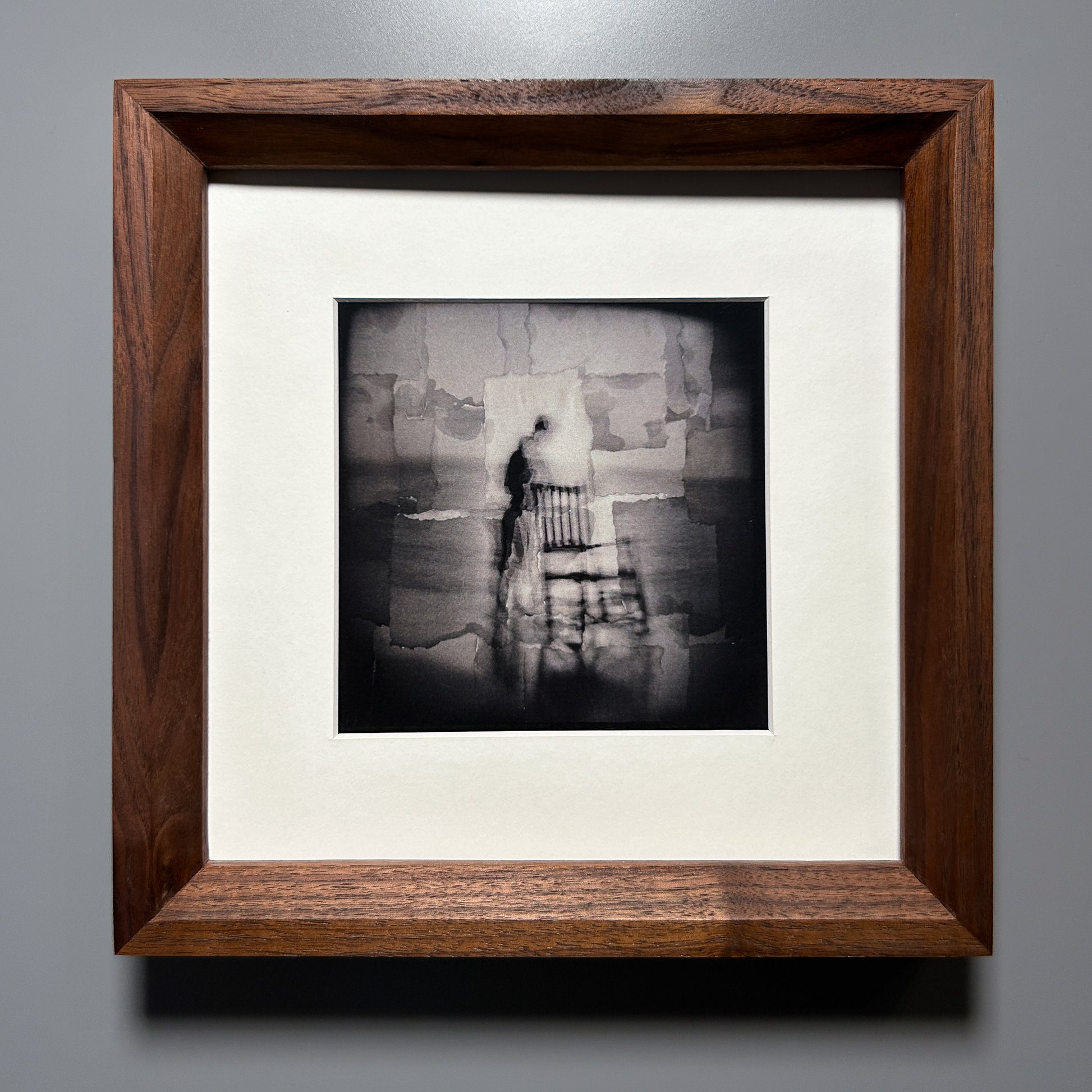 Walnut Picture Frame 8x8 inches (20x20 cm)