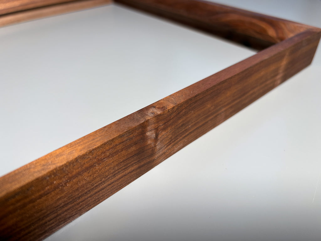 Handmade Walnut Wood Frame – 30x30 cm (12x12 inches)