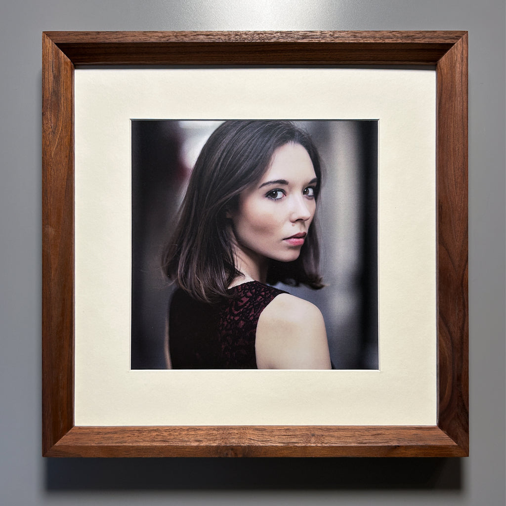 Handmade Walnut Wood Frame – 30x30 cm (12x12 inches)