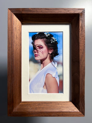 Walnut Picture Frame 4x6 inches (10×15 cm)