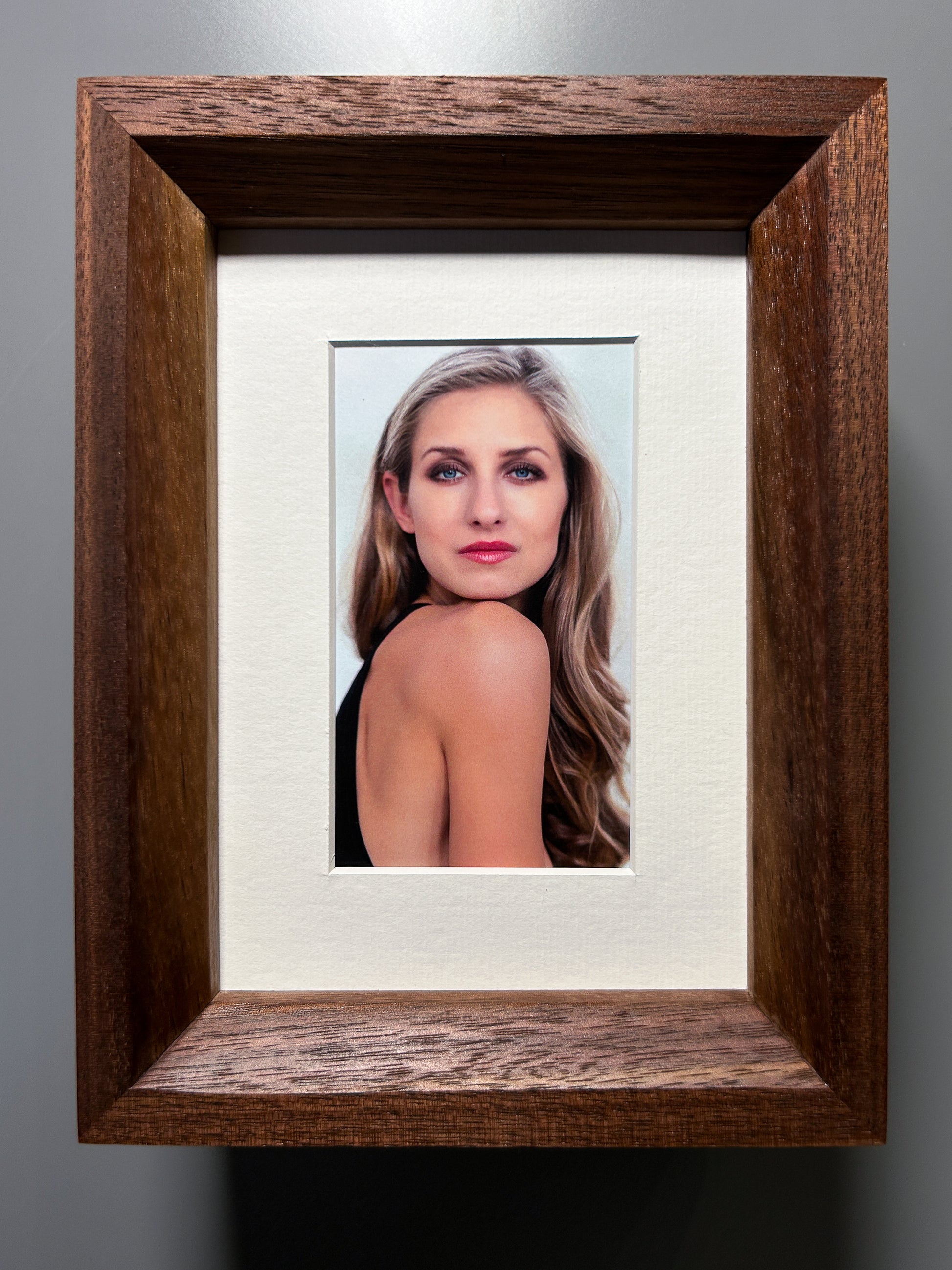 Walnut Picture Frame Handmade 5x7 inches
