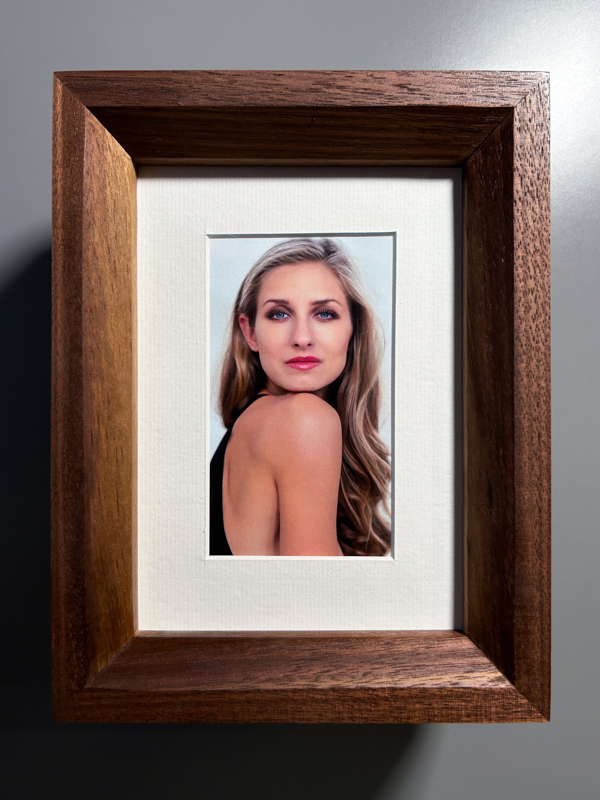 Walnut Picture Frame Handmade 5x7 inches