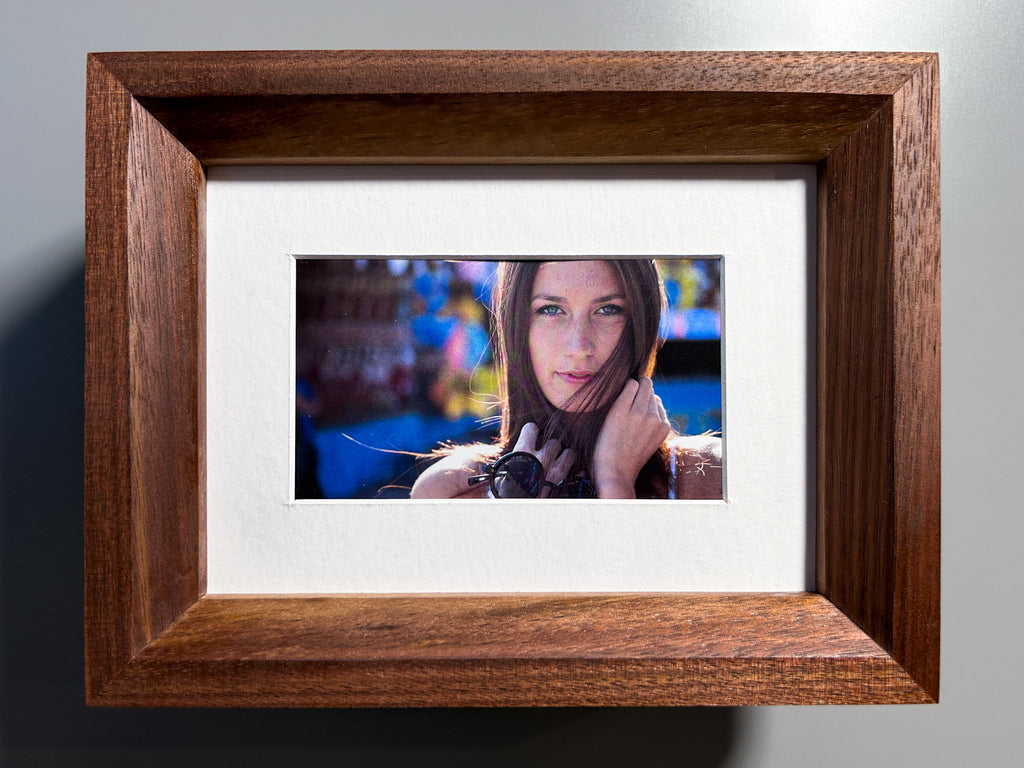 Walnut Picture Frame Handmade 5x7 inches