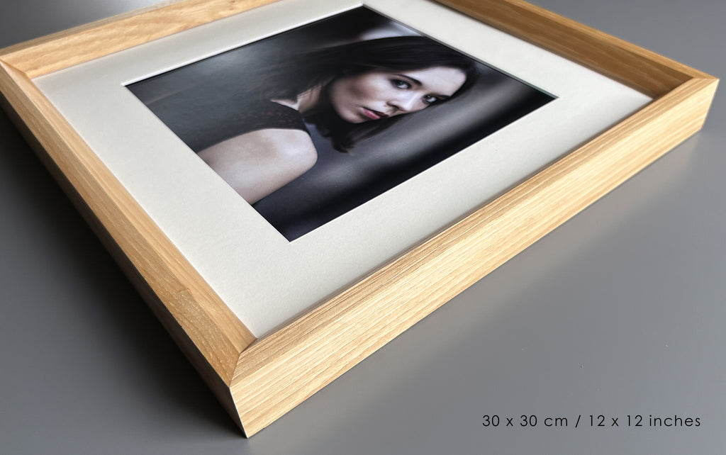 Handmade Solid White Oak Picture Frame - 30×30 cm (12x12 inches)