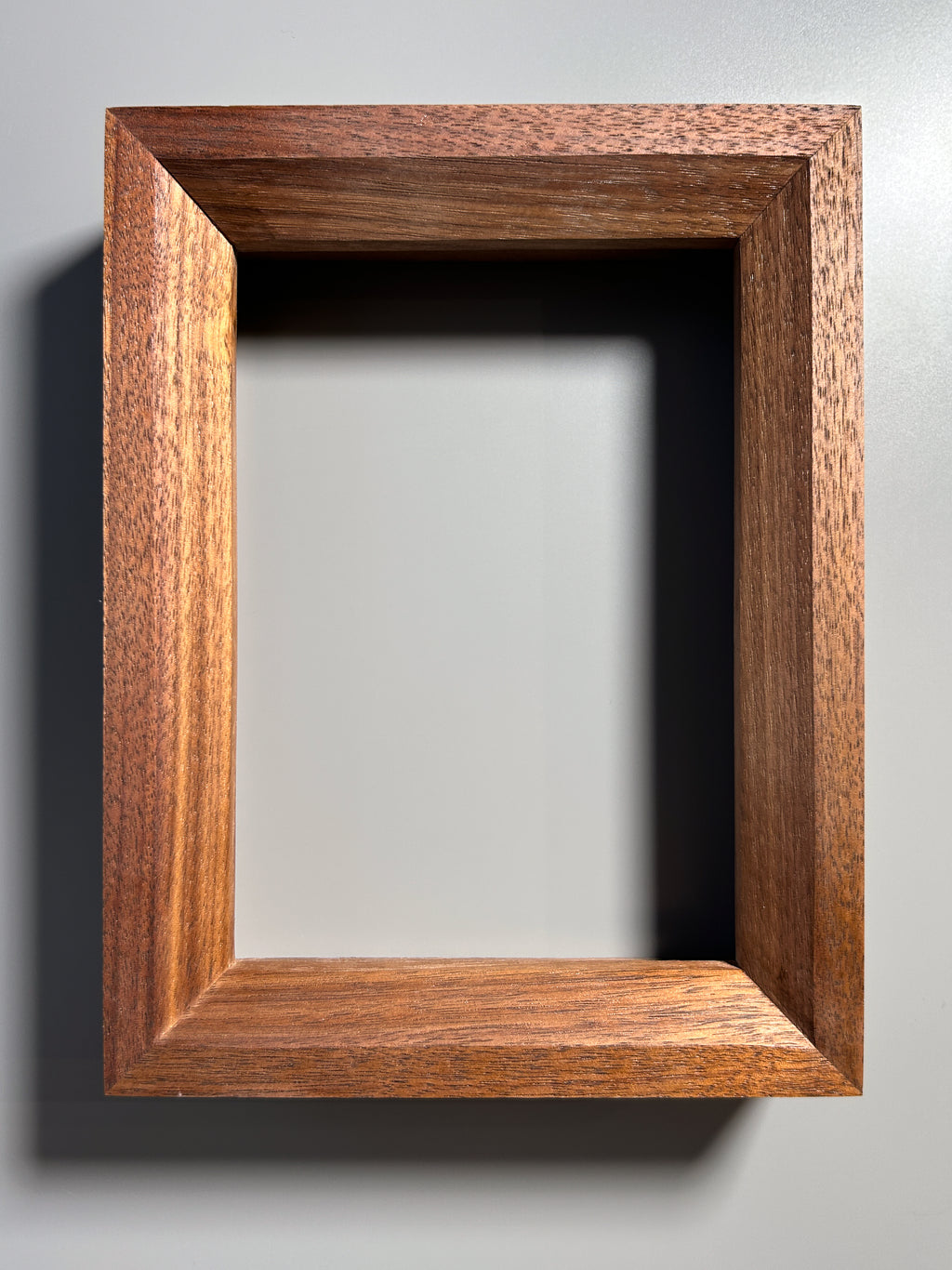 Wood Picture Frame Walnut Handmade 5x7 inches