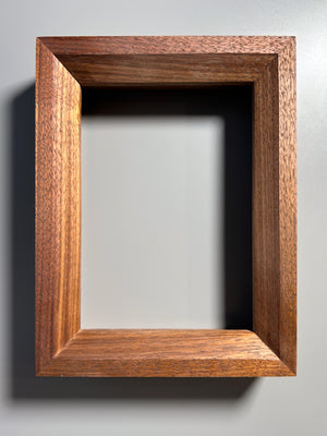 Wood Picture Frame Walnut Handmade 5x7 inches
