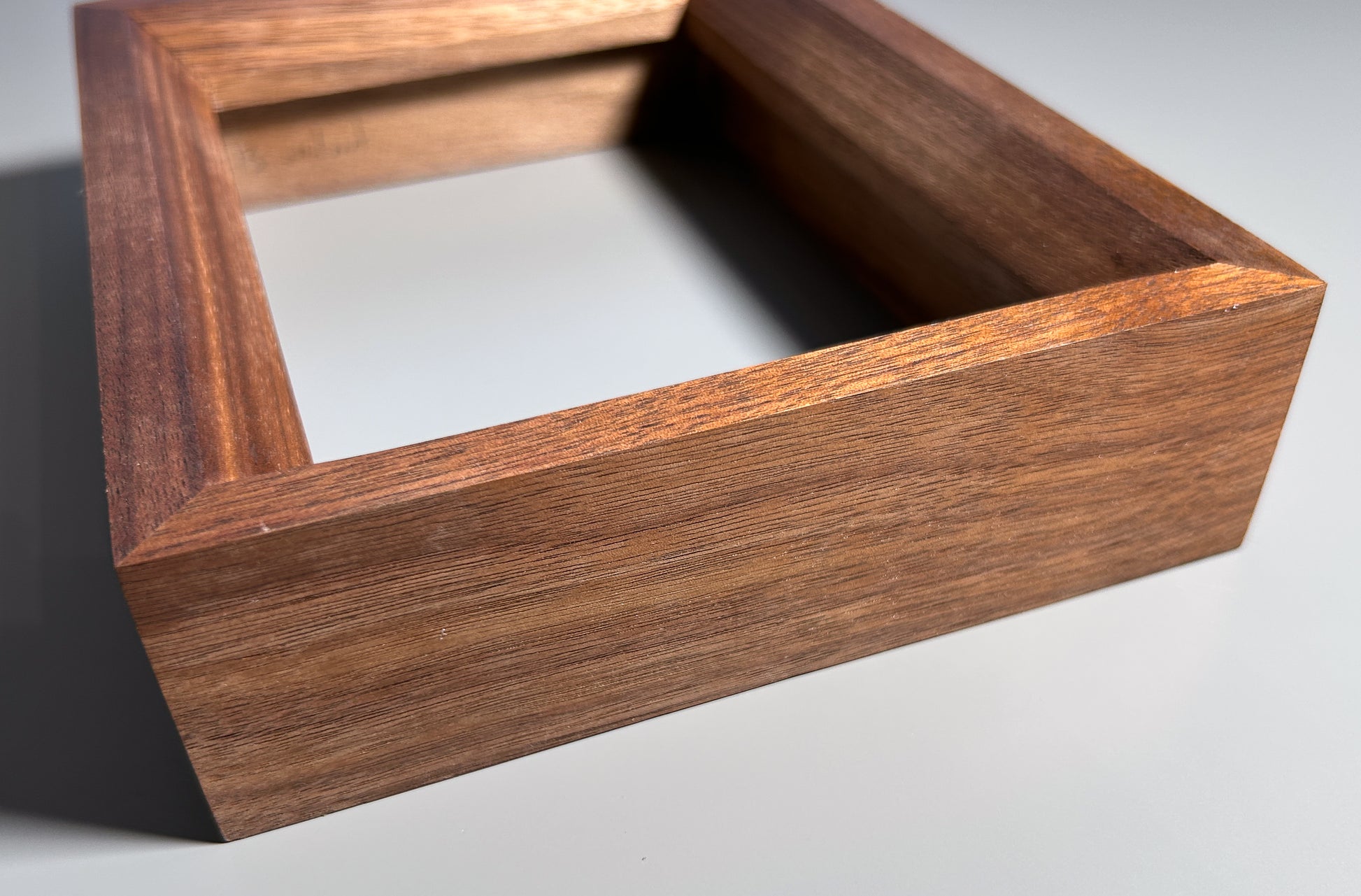 Wood Picture Frame Walnut Handmade 5x7 inches