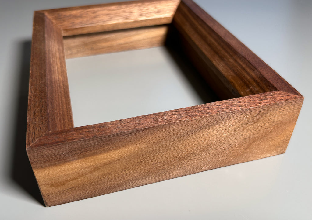 Wood Picture Frame Walnut Handmade 5x7 inches