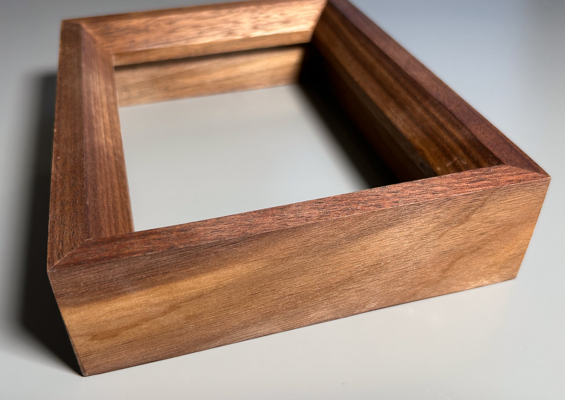Wood Picture Frame Walnut Handmade 5x7 inches