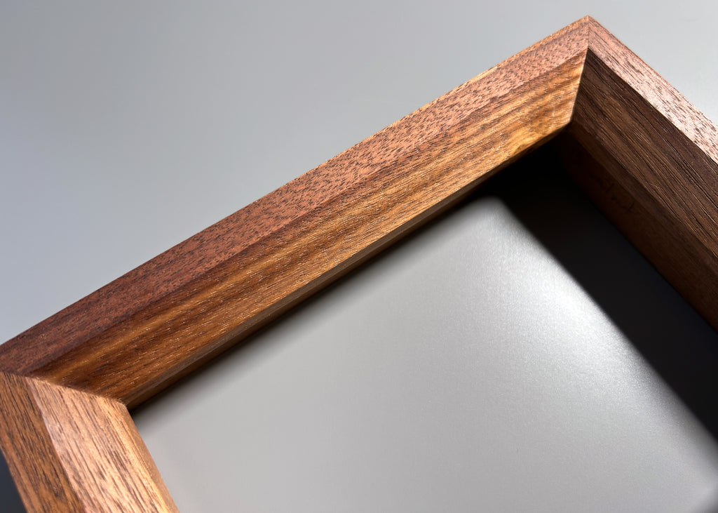 Wood Picture Frame Walnut Handmade 5x7 inches