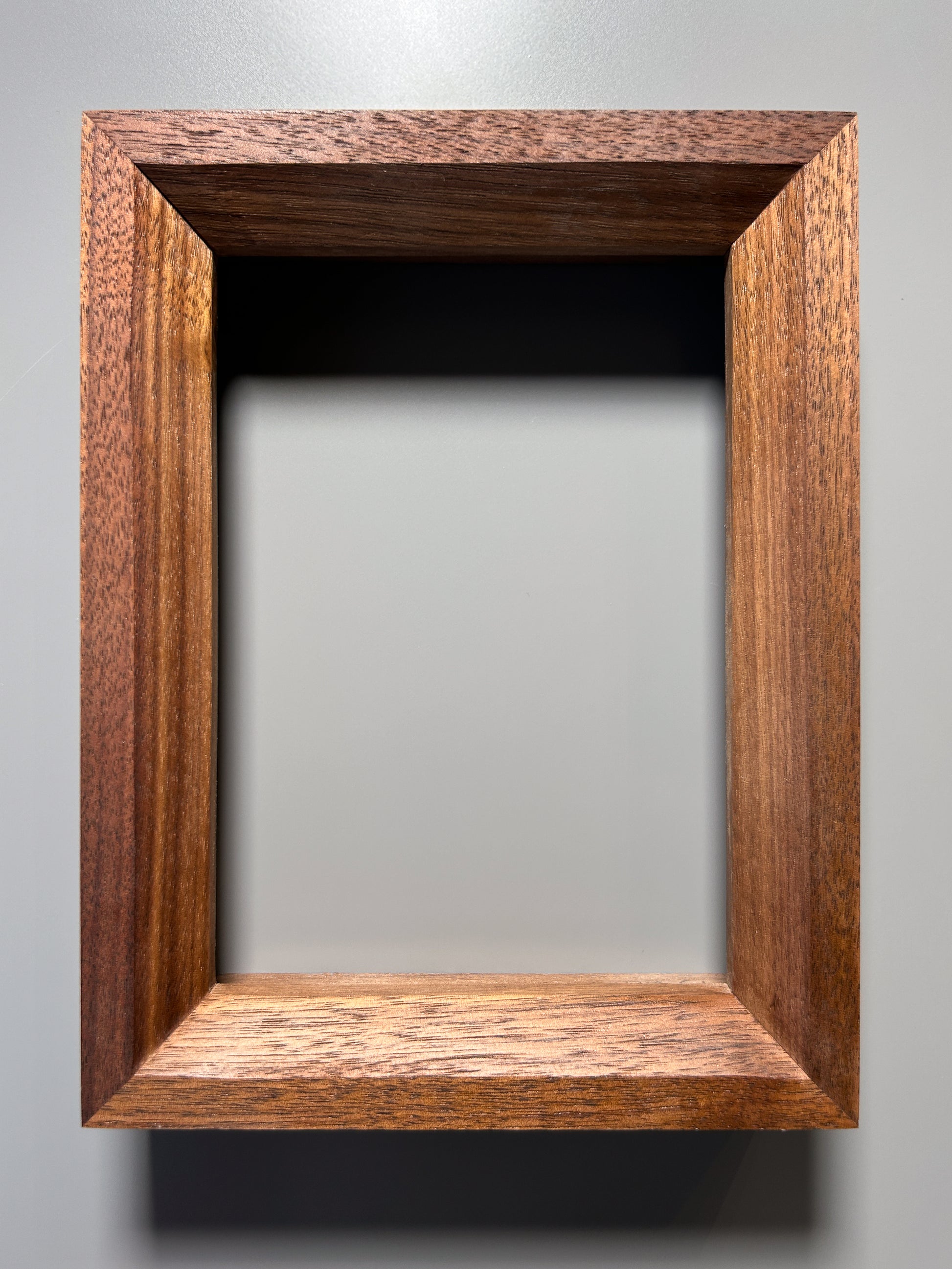 Wood Picture Frame Walnut Handmade 5x7 inches