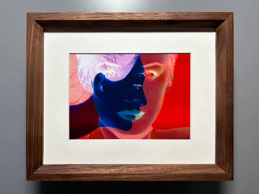 artisan picture frame made from exotic wood walnut 8x10 inches