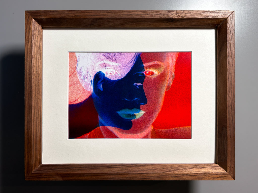 artisan picture frame made from exotic wood walnut 8x10 inches