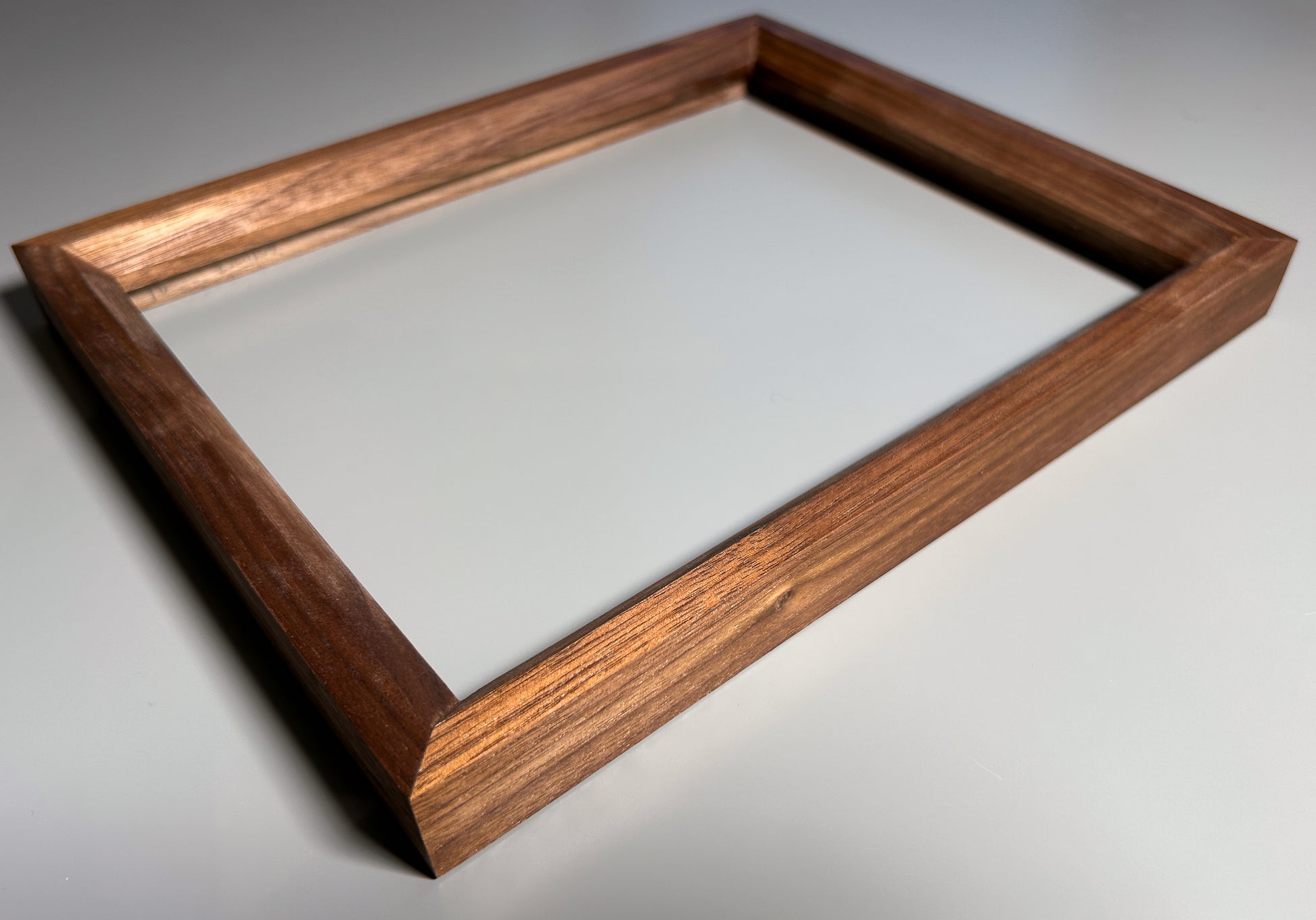 artisan picture frame made from exotic wood walnut 8x10 inches
