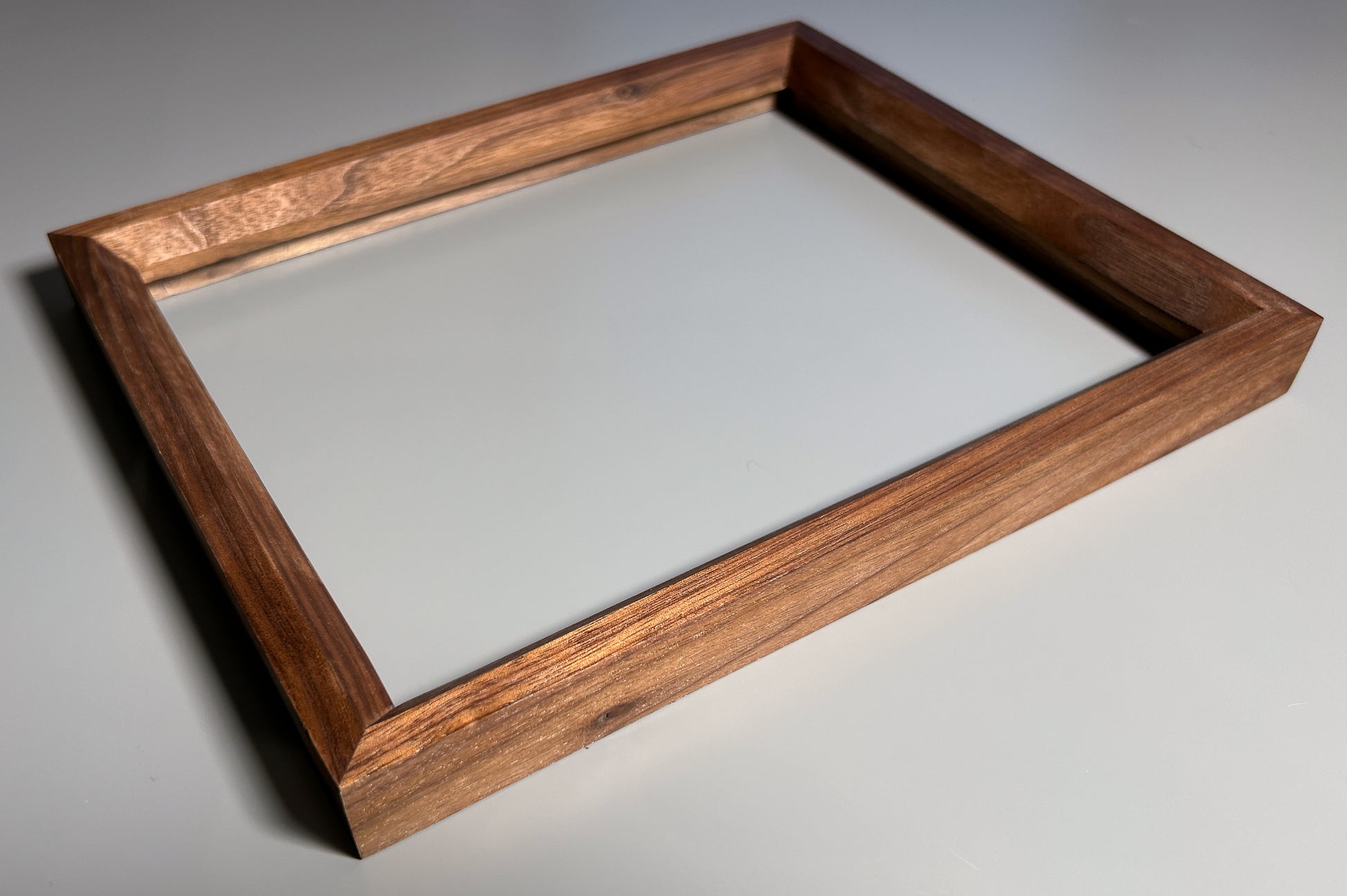 artisan picture frame made from exotic wood walnut 8x10 inches