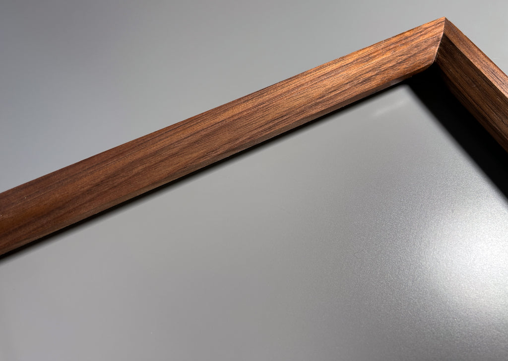 artisan picture frame made from exotic wood walnut 8x10 inches