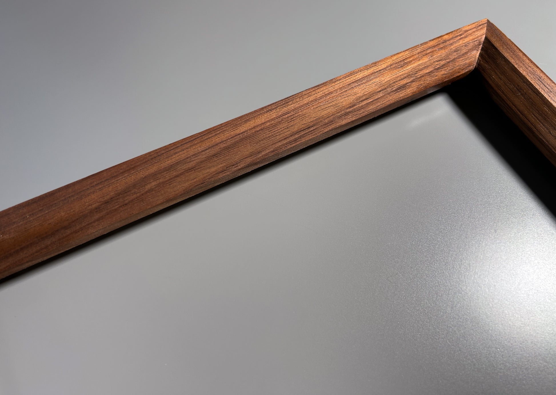 artisan picture frame made from exotic wood walnut 8x10 inches