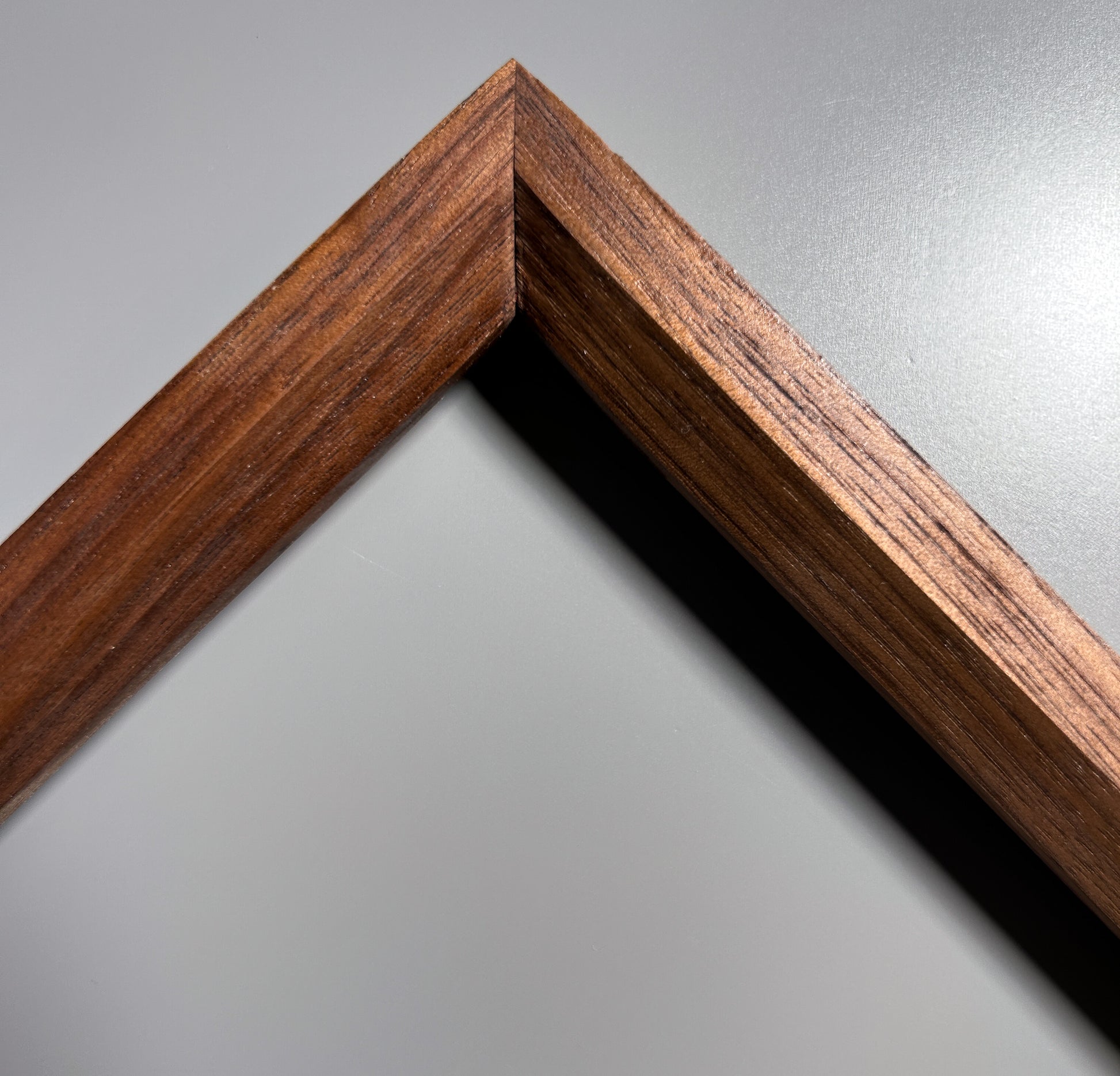 artisan picture frame made from exotic wood walnut 8x10 inches