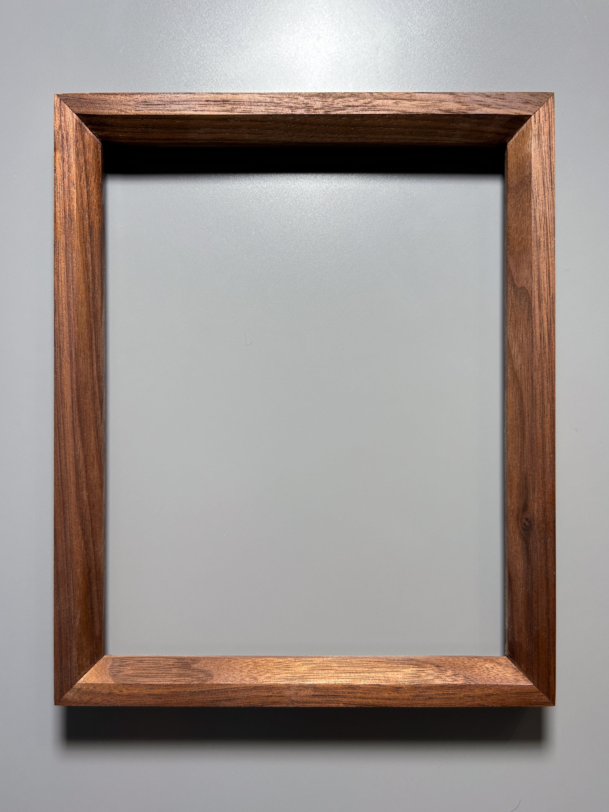 artisan picture frame made from exotic wood walnut 8x10 inches