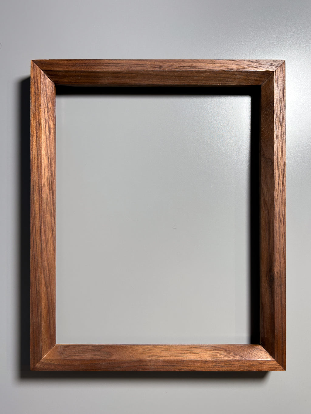 artisan picture frame made from exotic wood walnut 8x10 inches