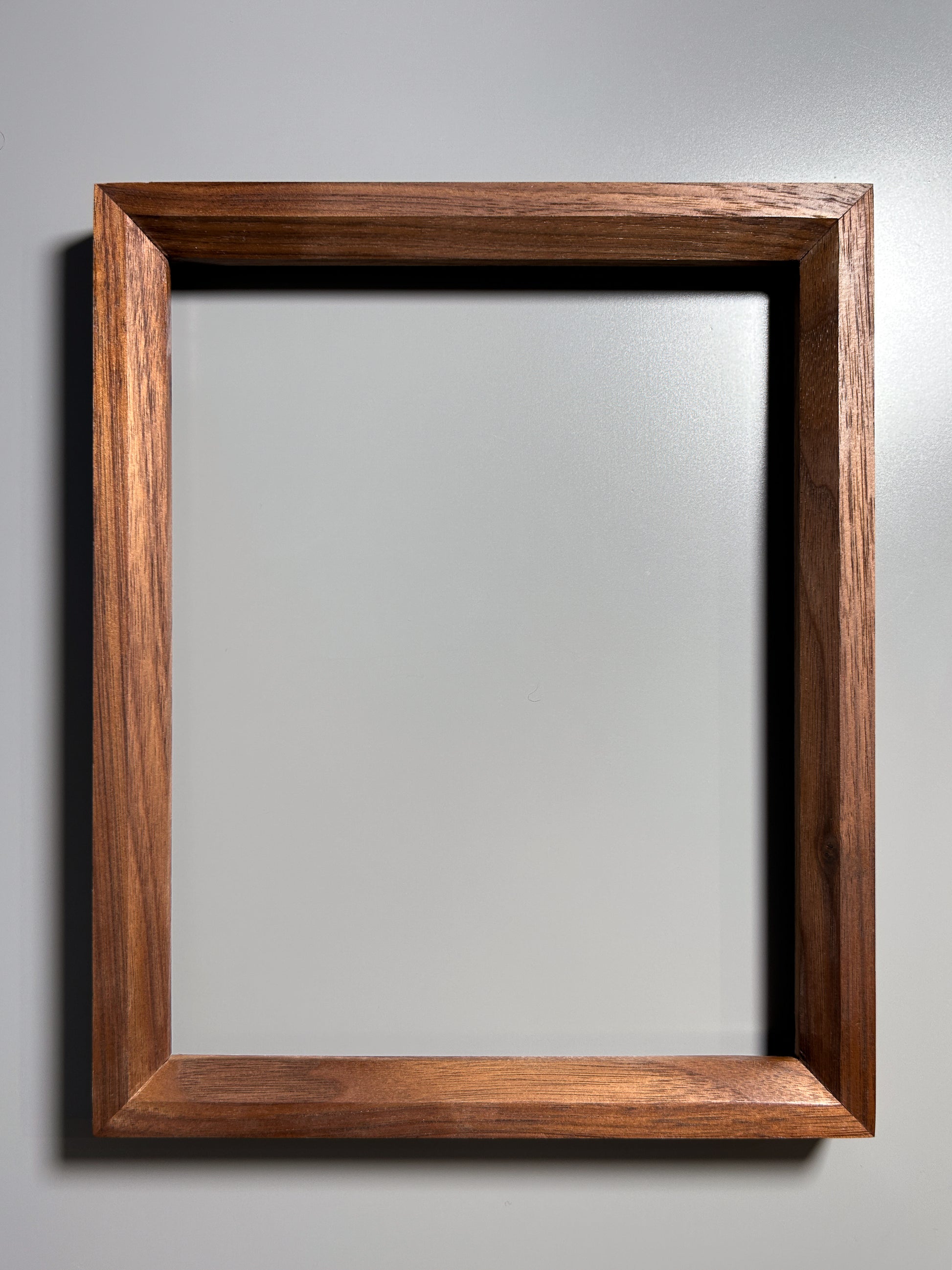 artisan picture frame made from exotic wood walnut 8x10 inches