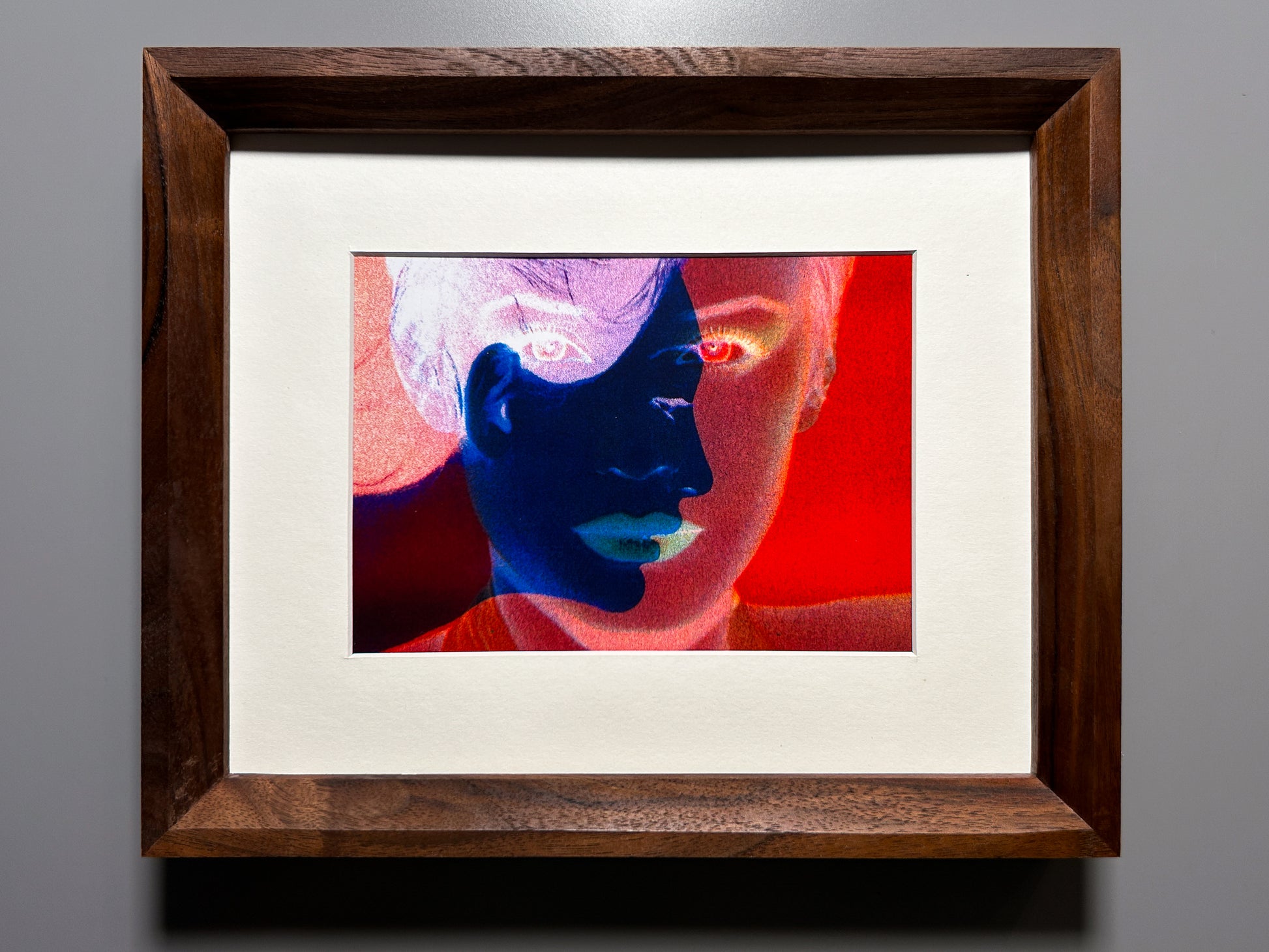 custom handmade photo frame Walnut wood 8x10 inches