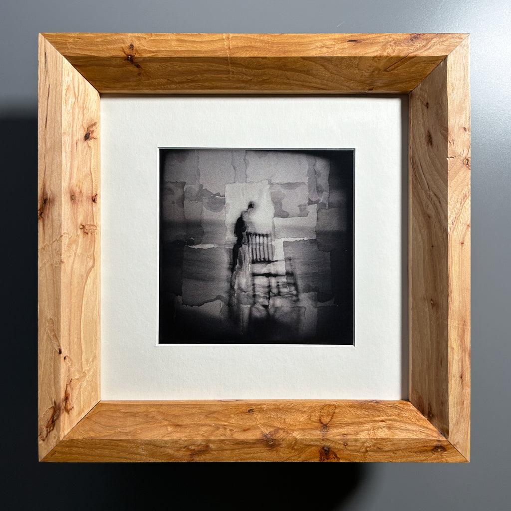 custom picture frame made in Europe Spalted maple 10x10 inches