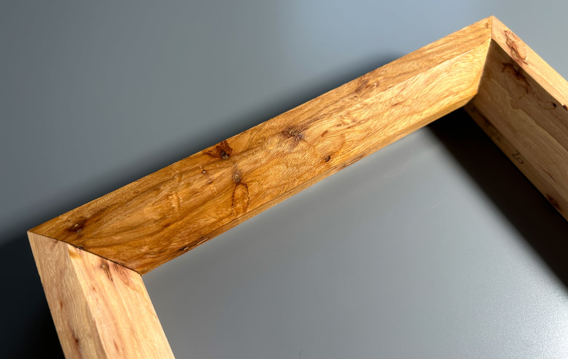 custom picture frame made in Europe Spalted maple 10x10 inches