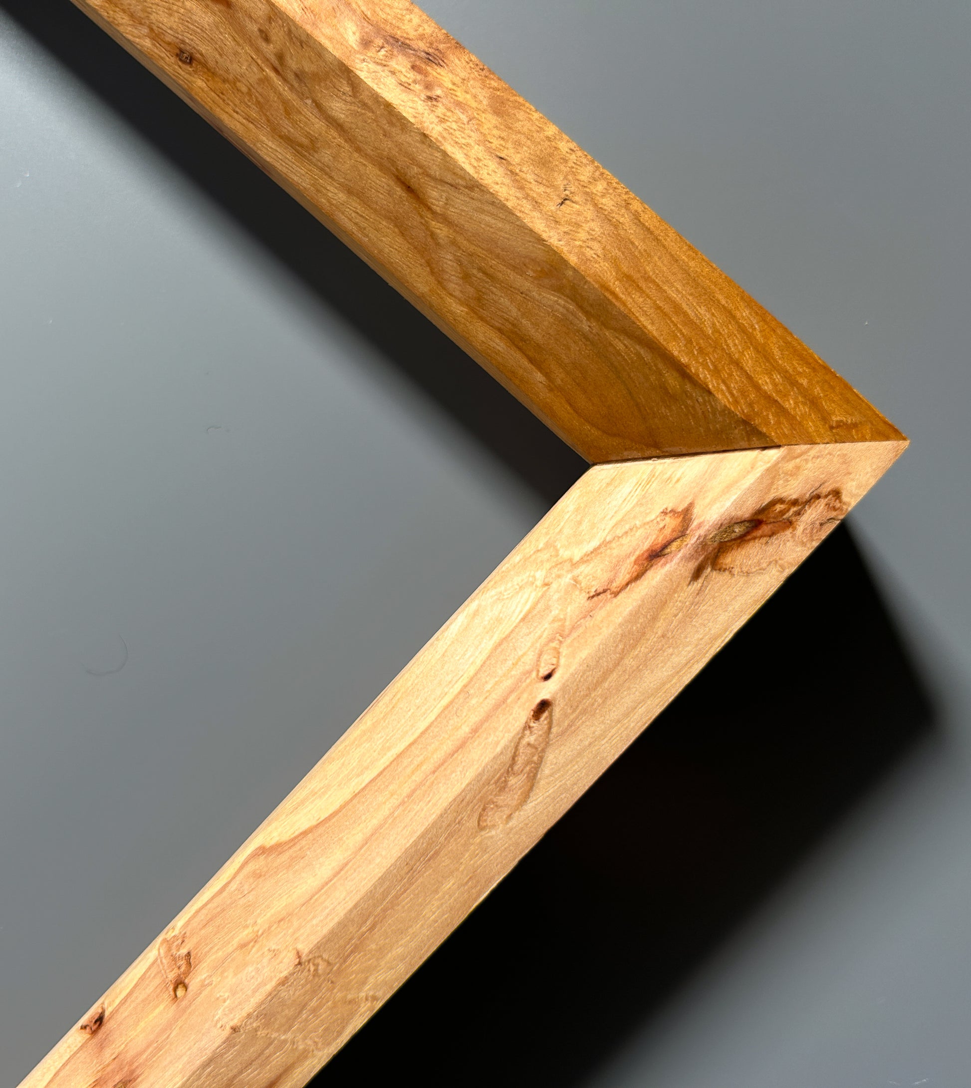 custom picture frame made in Europe Spalted maple 10x10 inches