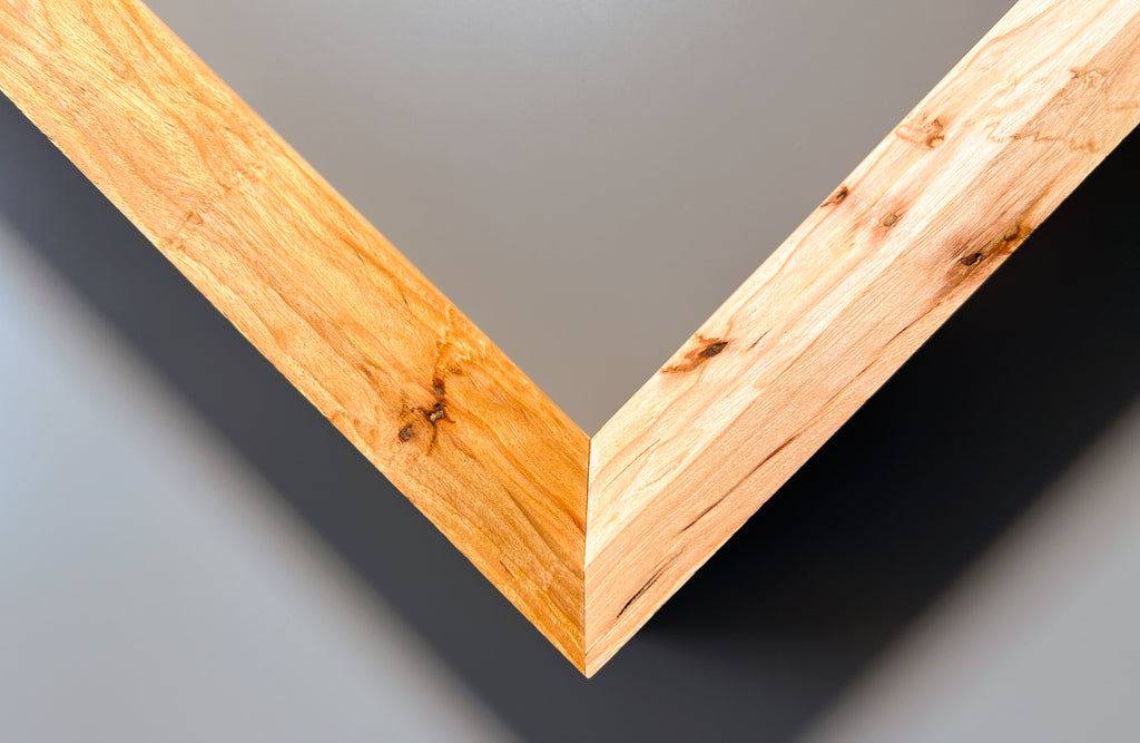 custom picture frame made in Europe Spalted maple 10x10 inches