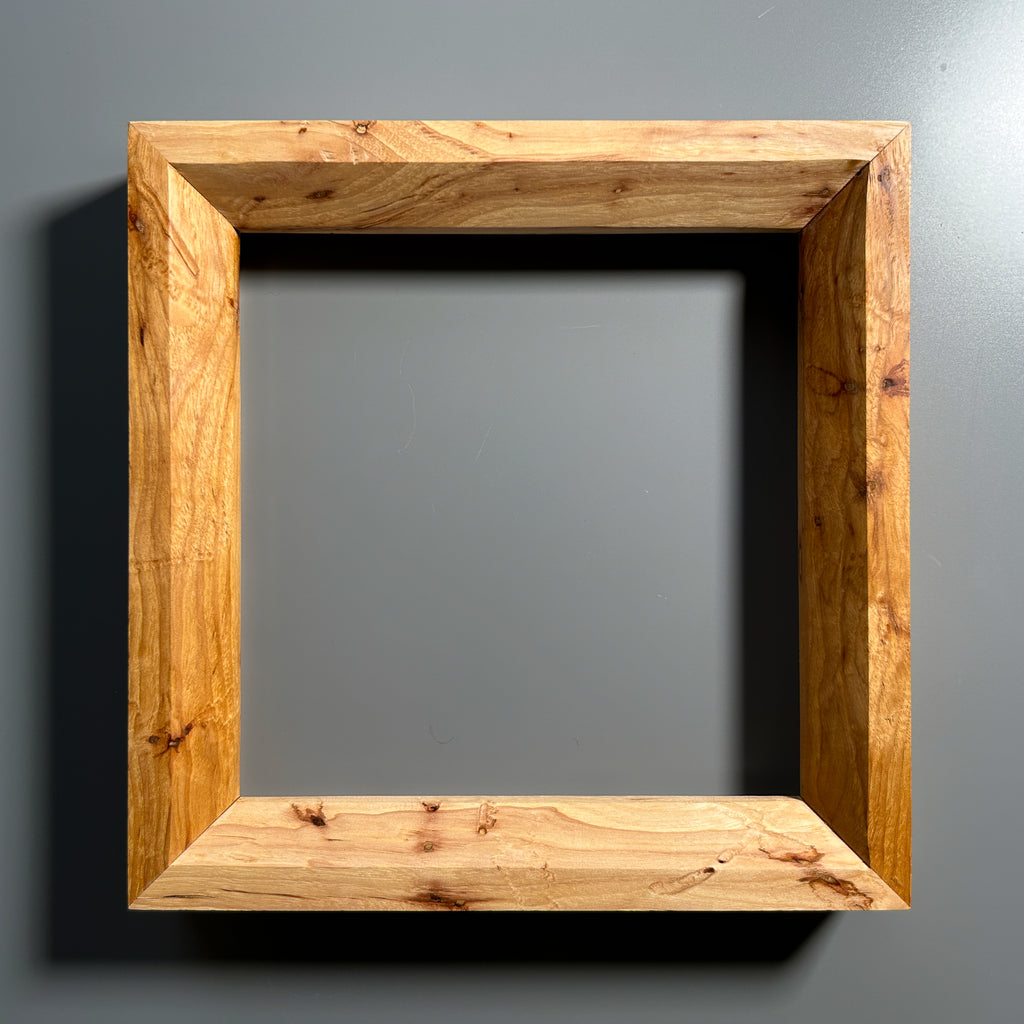 custom picture frame made in Europe Spalted maple 10x10 inches